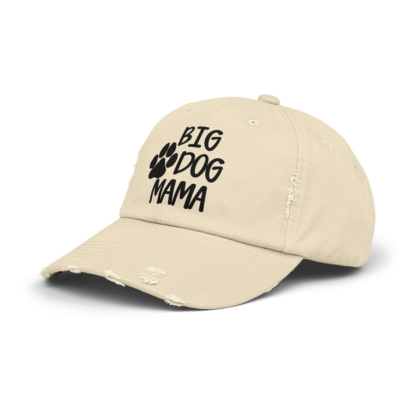Big Dog Mama Distressed Cap - Unisex Dog Lover Hat