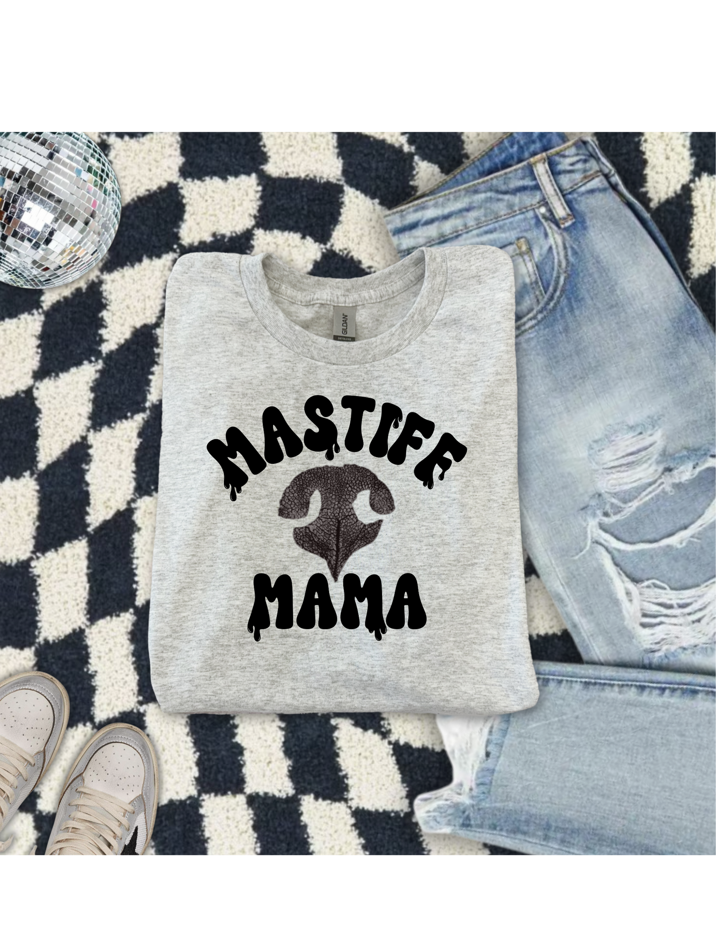 Nose Print Mastiff Mama T Shirt/Sweatshirt