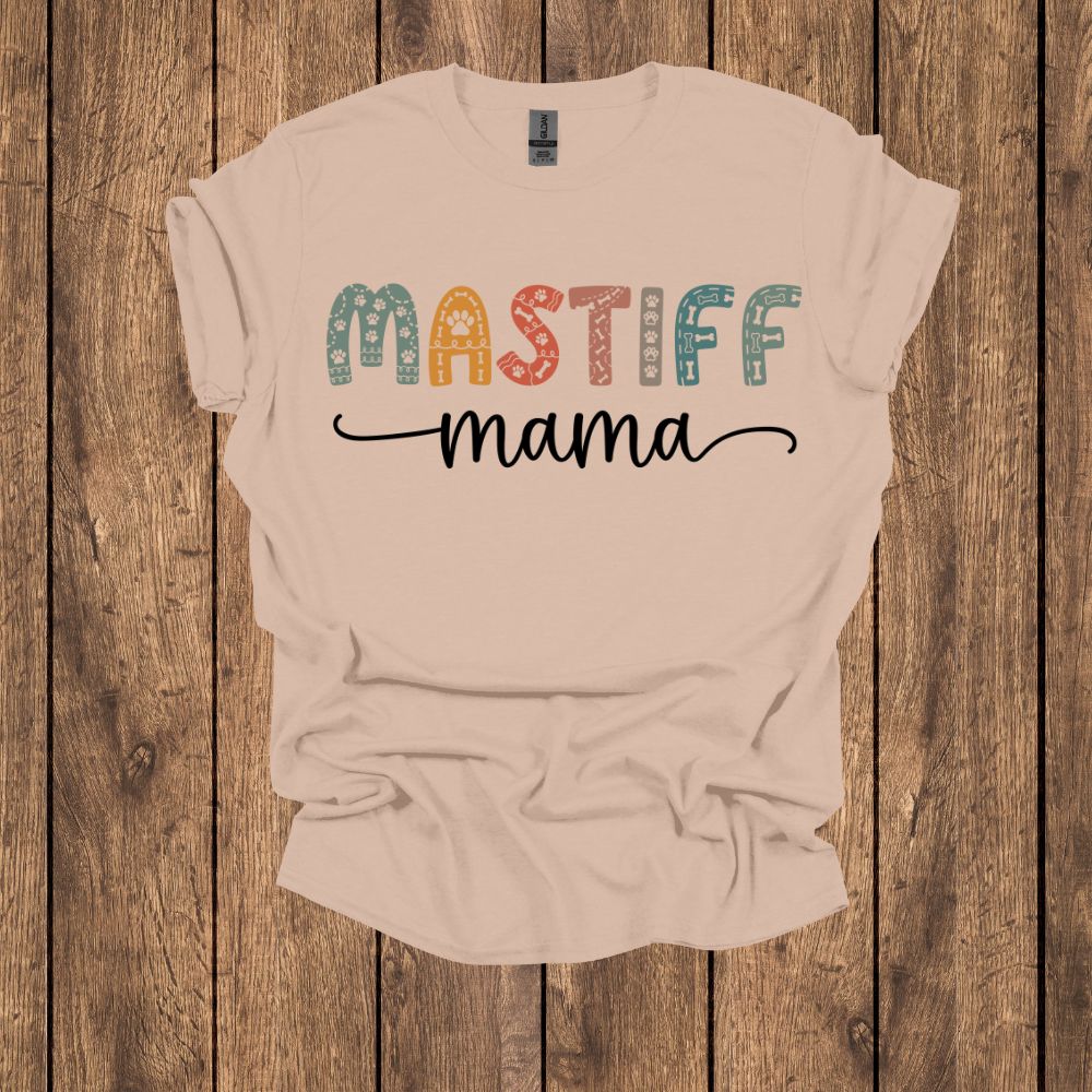 Mastiff Mama Design T Shirt