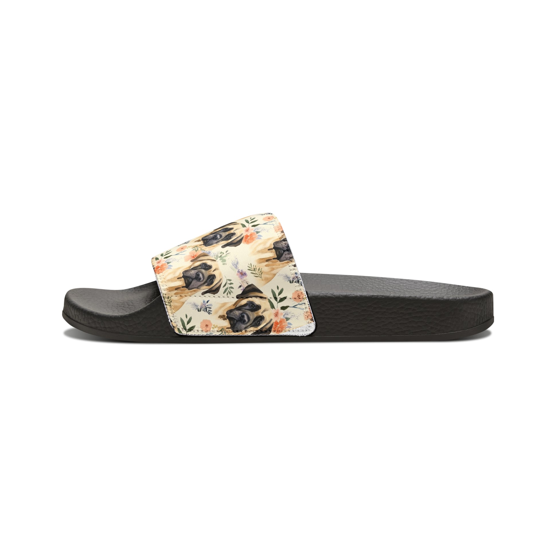 English Mastiff Women's PU Slide Sandals