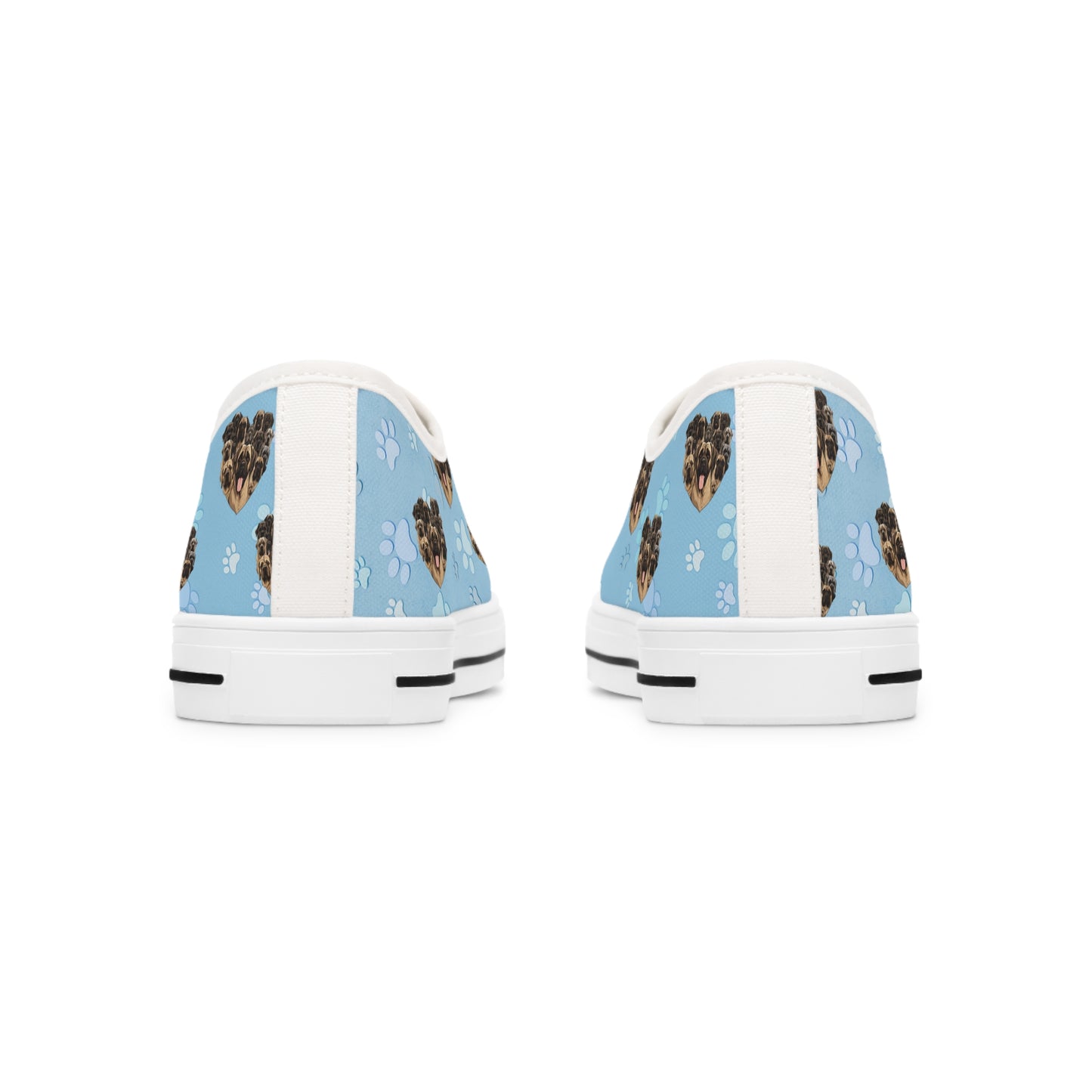 English Mastiff Heart Women's Low Top Sneakers