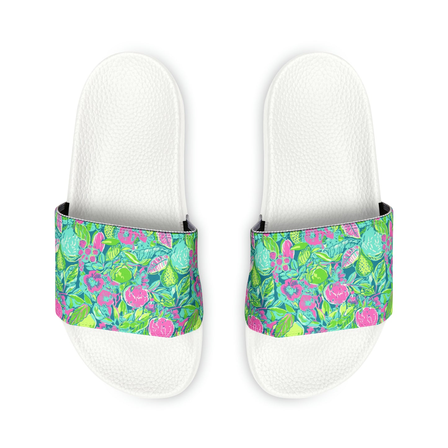 Lilly Inspired Women's PU Slide Sandals White