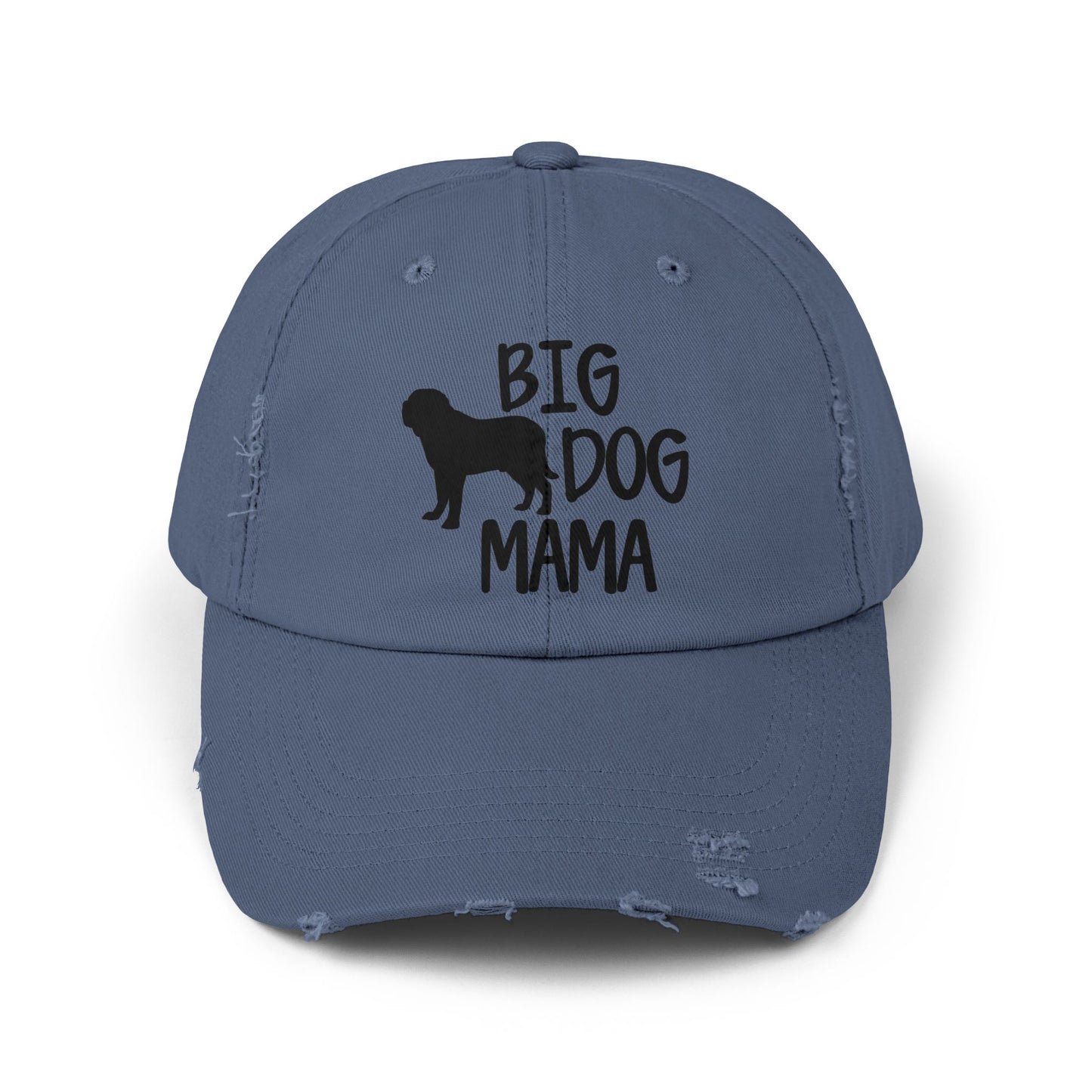 Big Dog Mama Unisex Distressed Cap - Perfect Gift for Dog Lovers