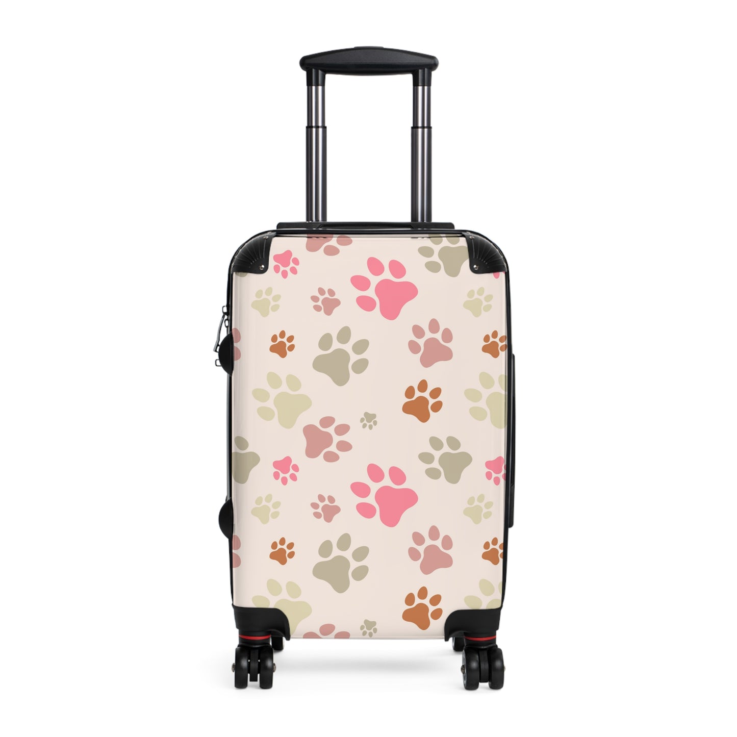 Paw Print Suitcase Small Black