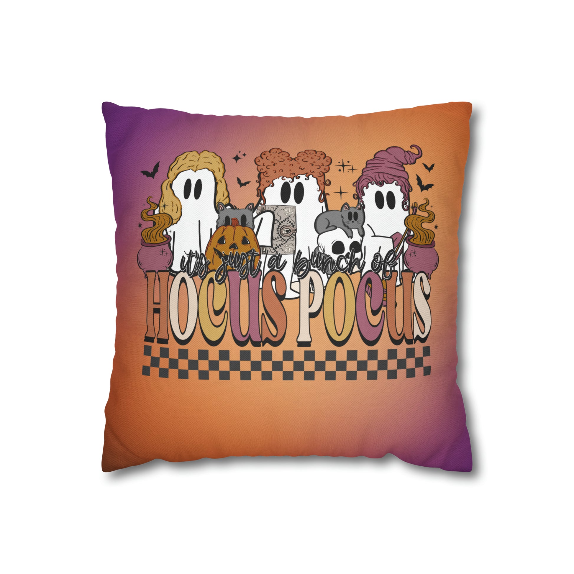 Hocus Pocus Spun Polyester Square Pillow Case