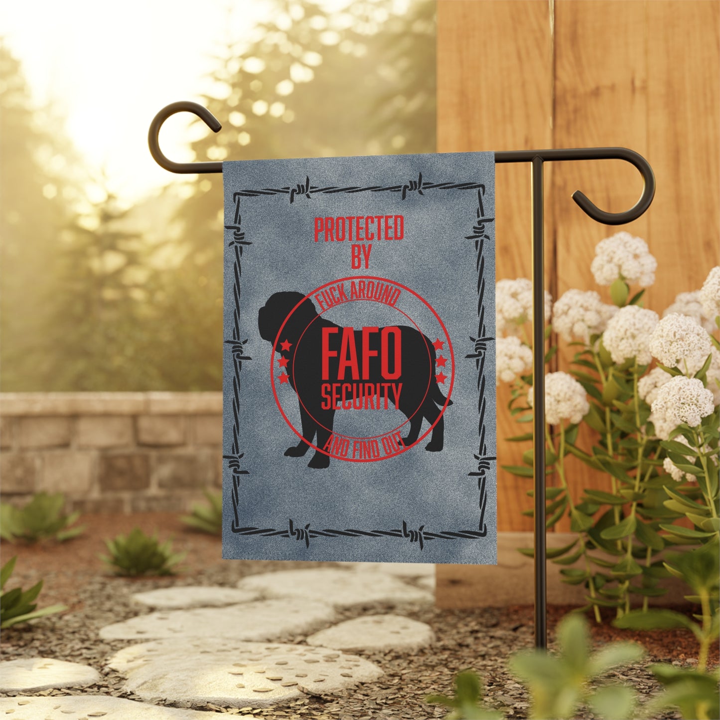 FAFO Security Garden & House Banner