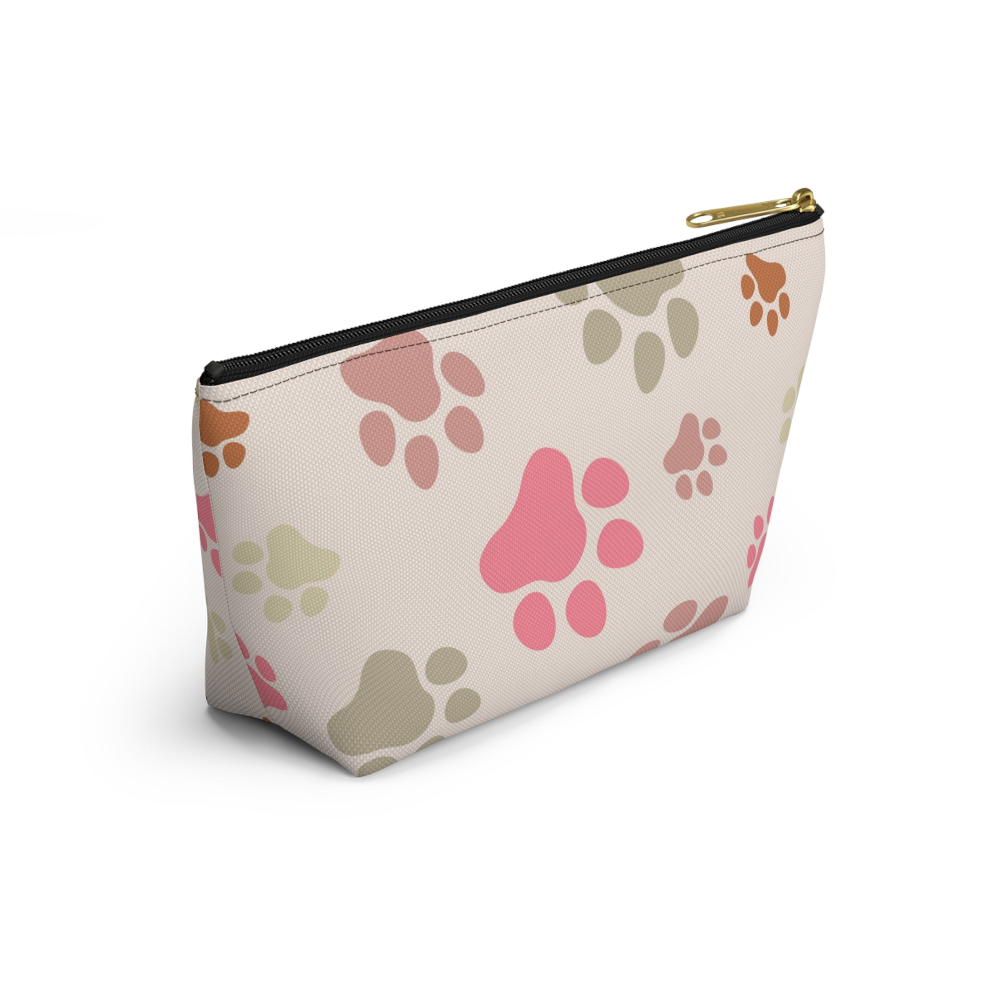 Paw Print Accessory Pouch w T-bottom