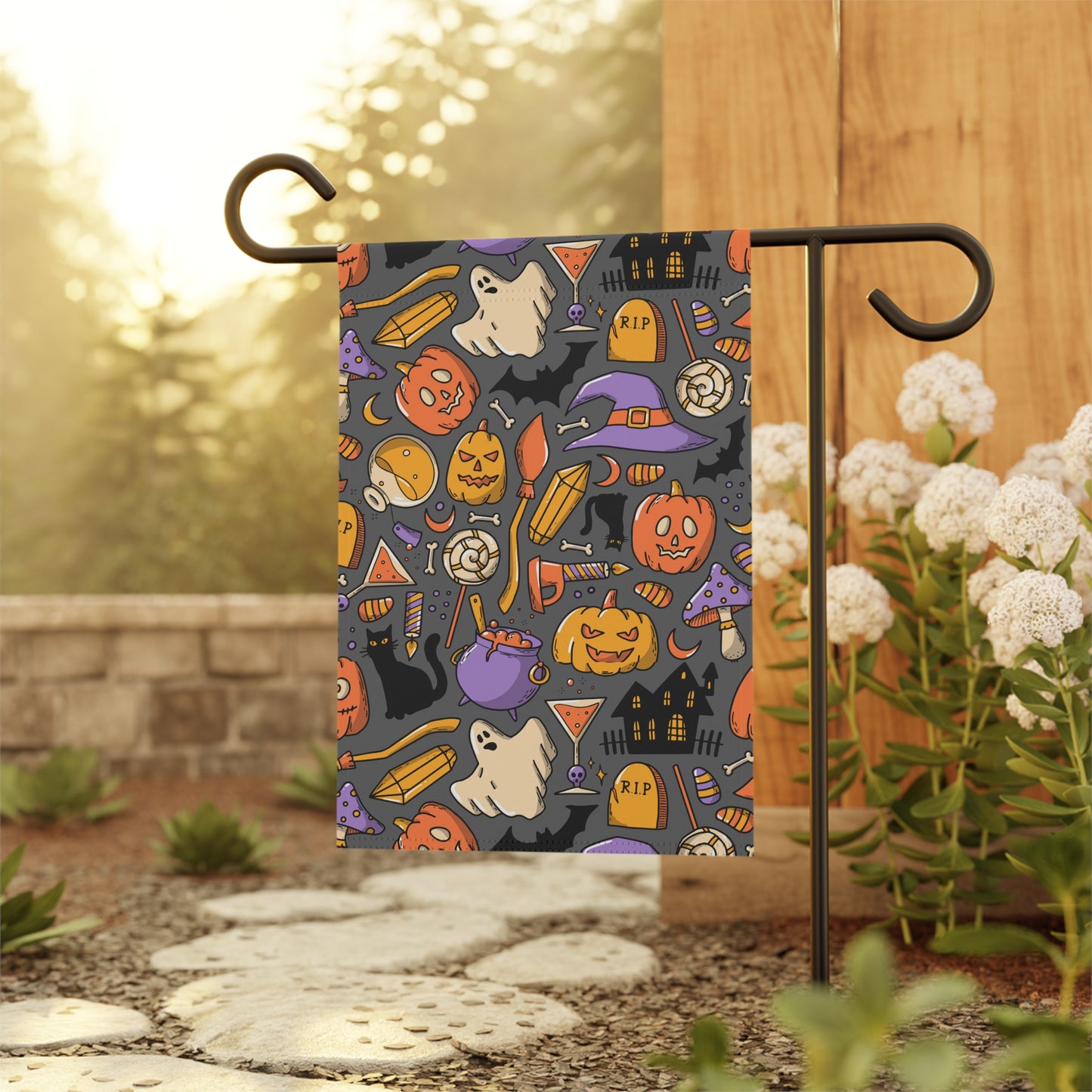 Halloween Garden Flag (1) 12'' × 18''