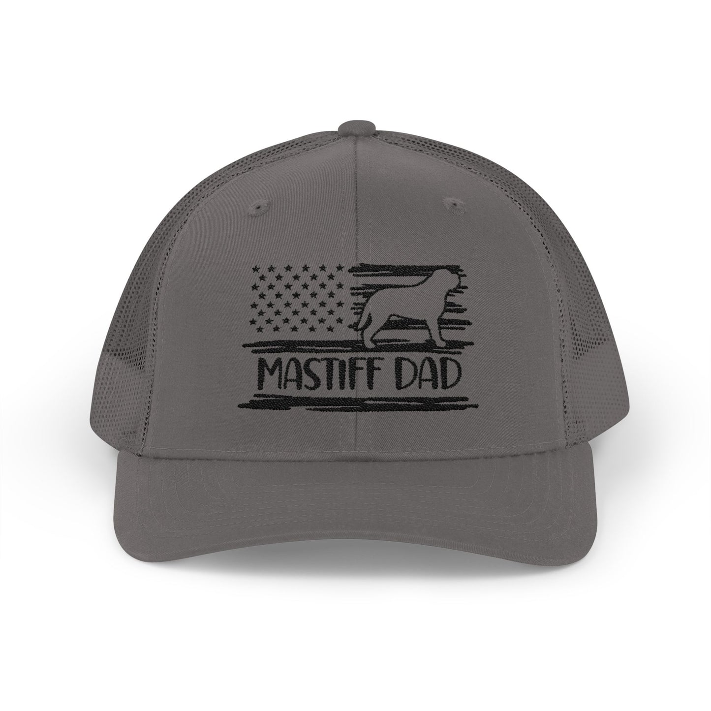 Mastiff Dad Flag Snapback Trucker Cap