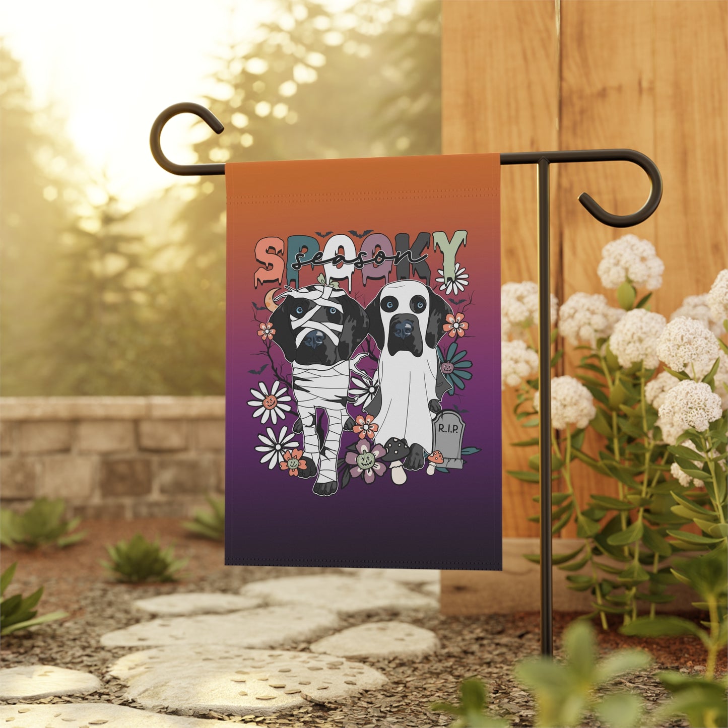 Dane Spooky Garden Flag