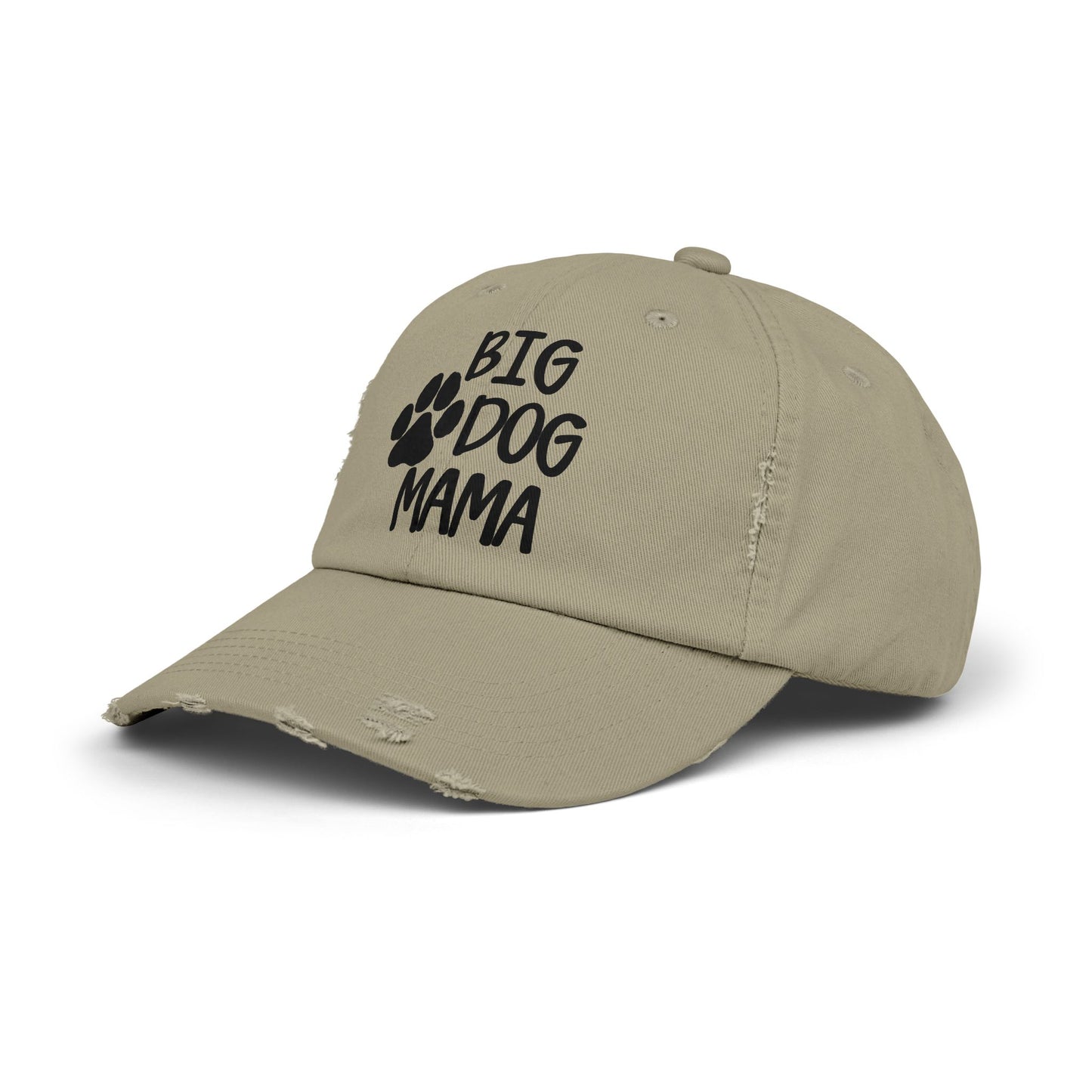 Big Dog Mama Distressed Cap - Unisex Dog Lover Hat