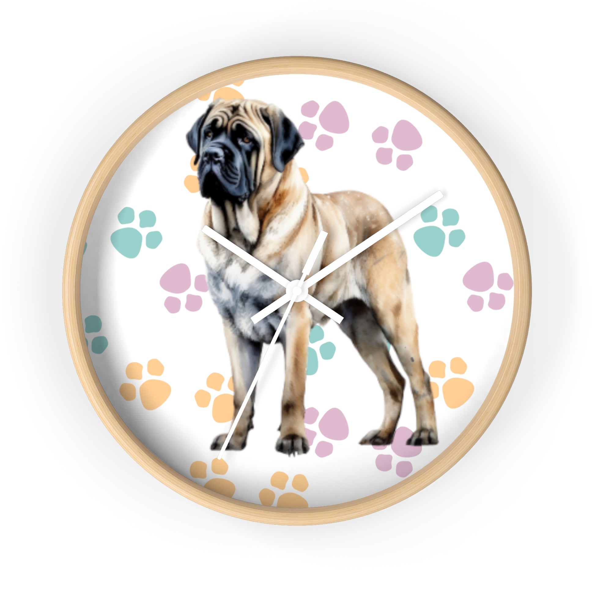 English Mastiff Wall Clock