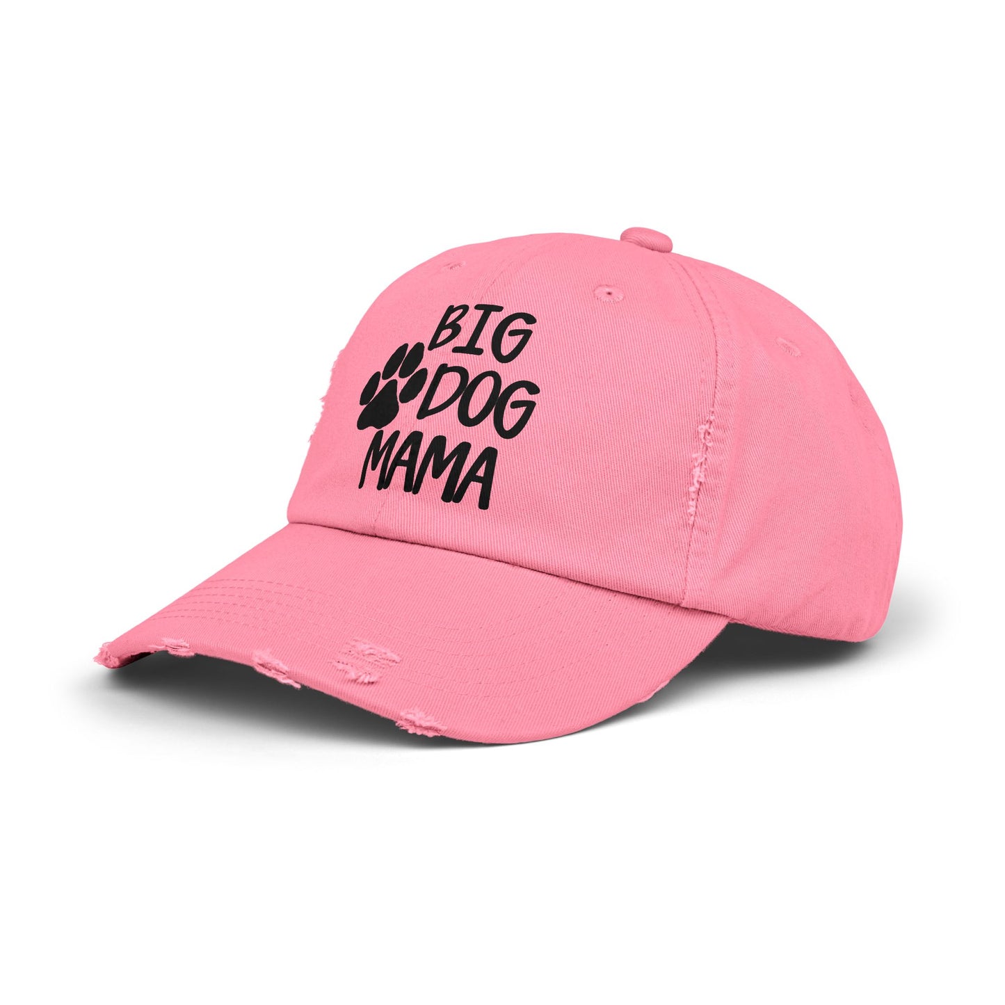 Big Dog Mama Distressed Cap - Unisex Dog Lover Hat