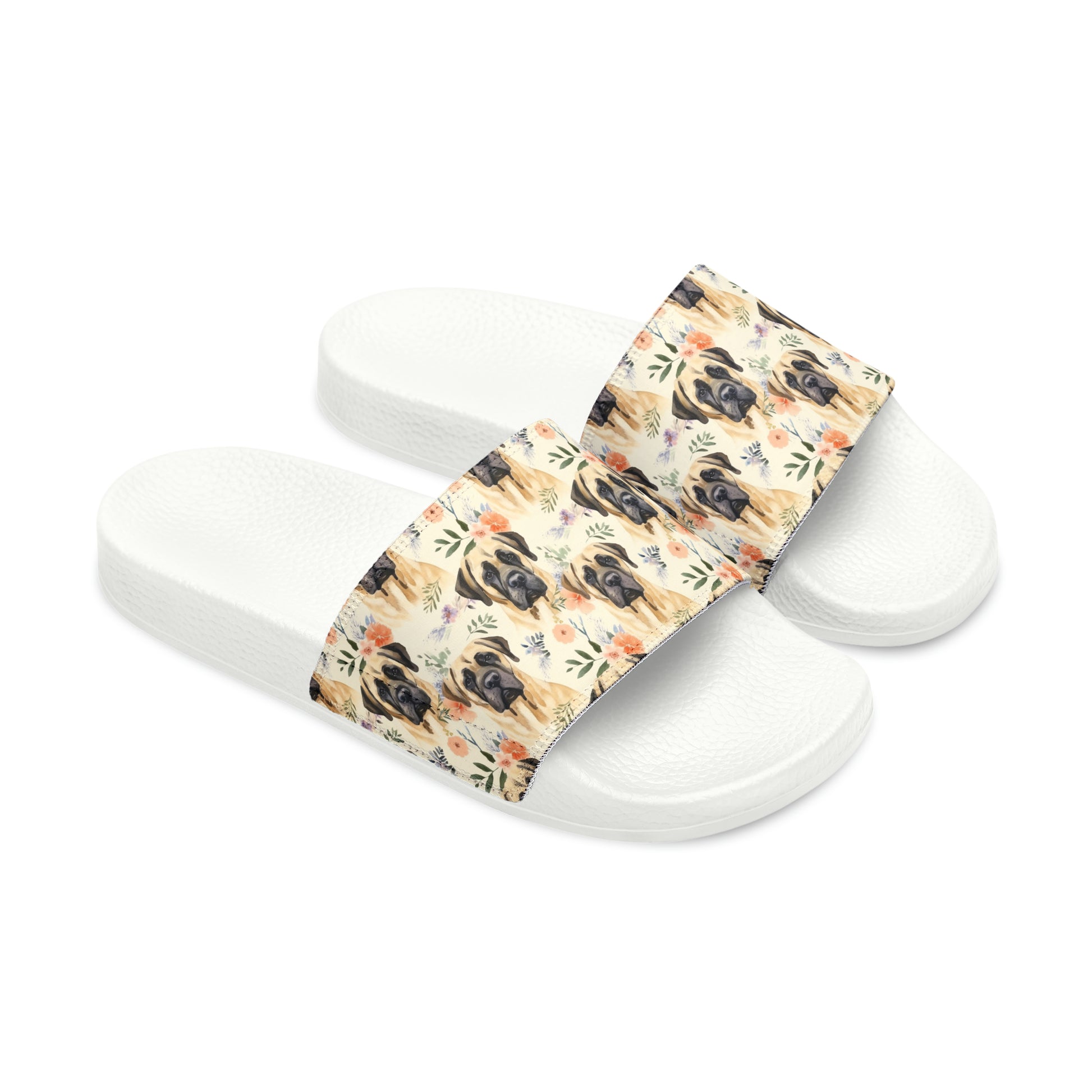 English Mastiff Women's PU Slide Sandals