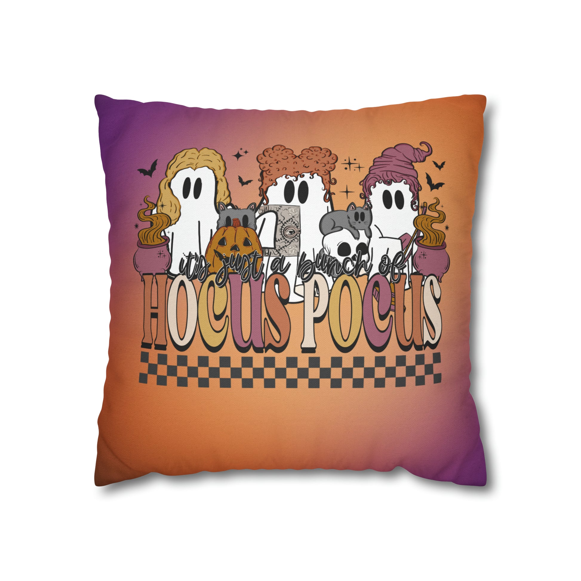 Hocus Pocus Spun Polyester Square Pillow Case