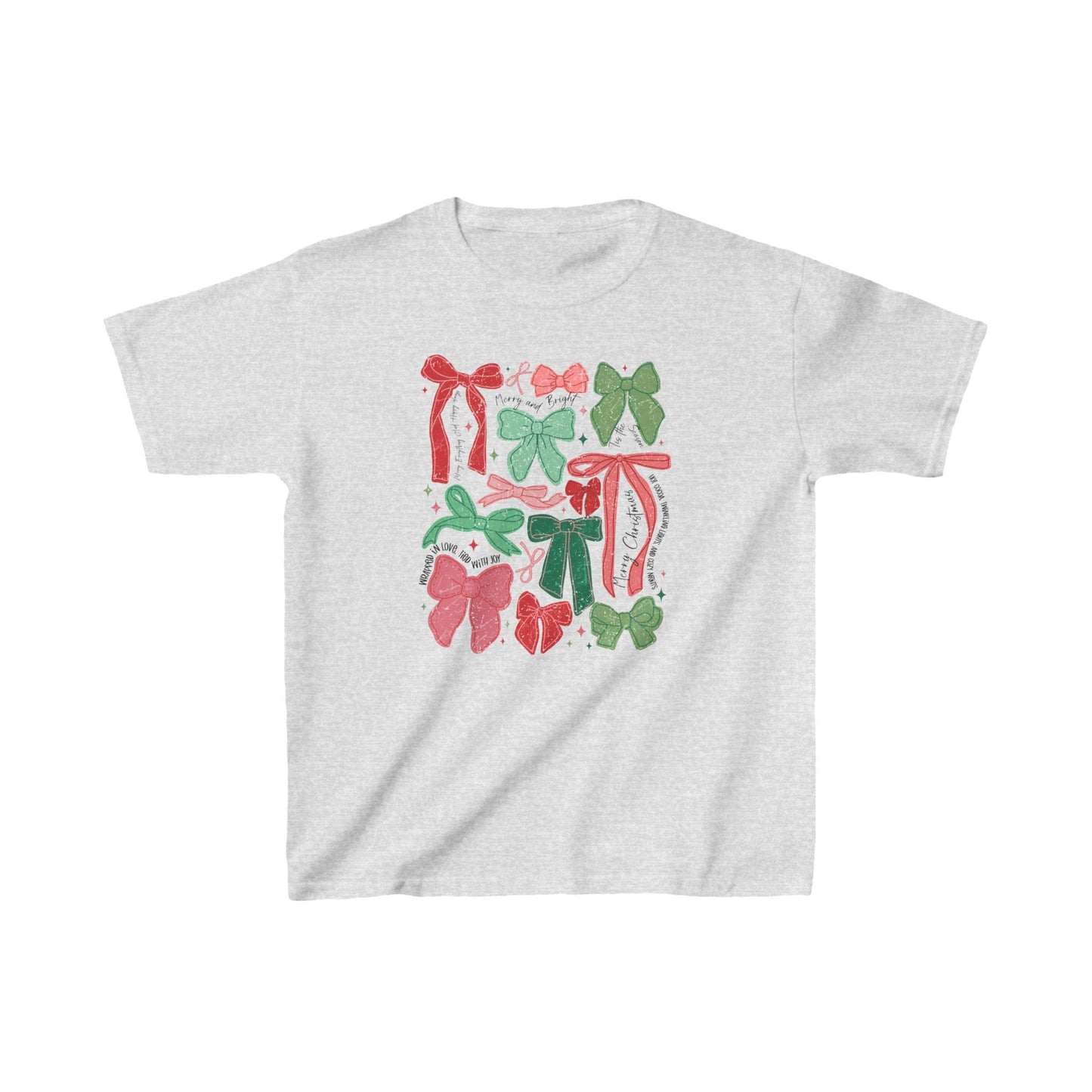 Christmas Bow Kids Heavy Cotton™ Tee