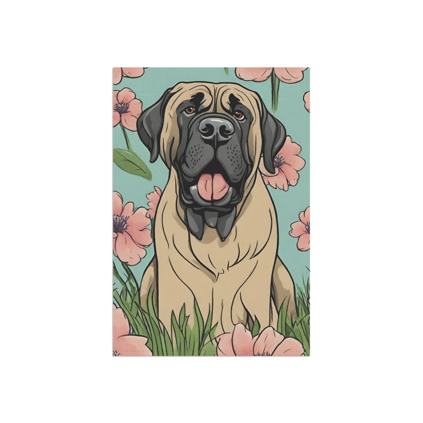 Mastiff Spring Garden Flag #2