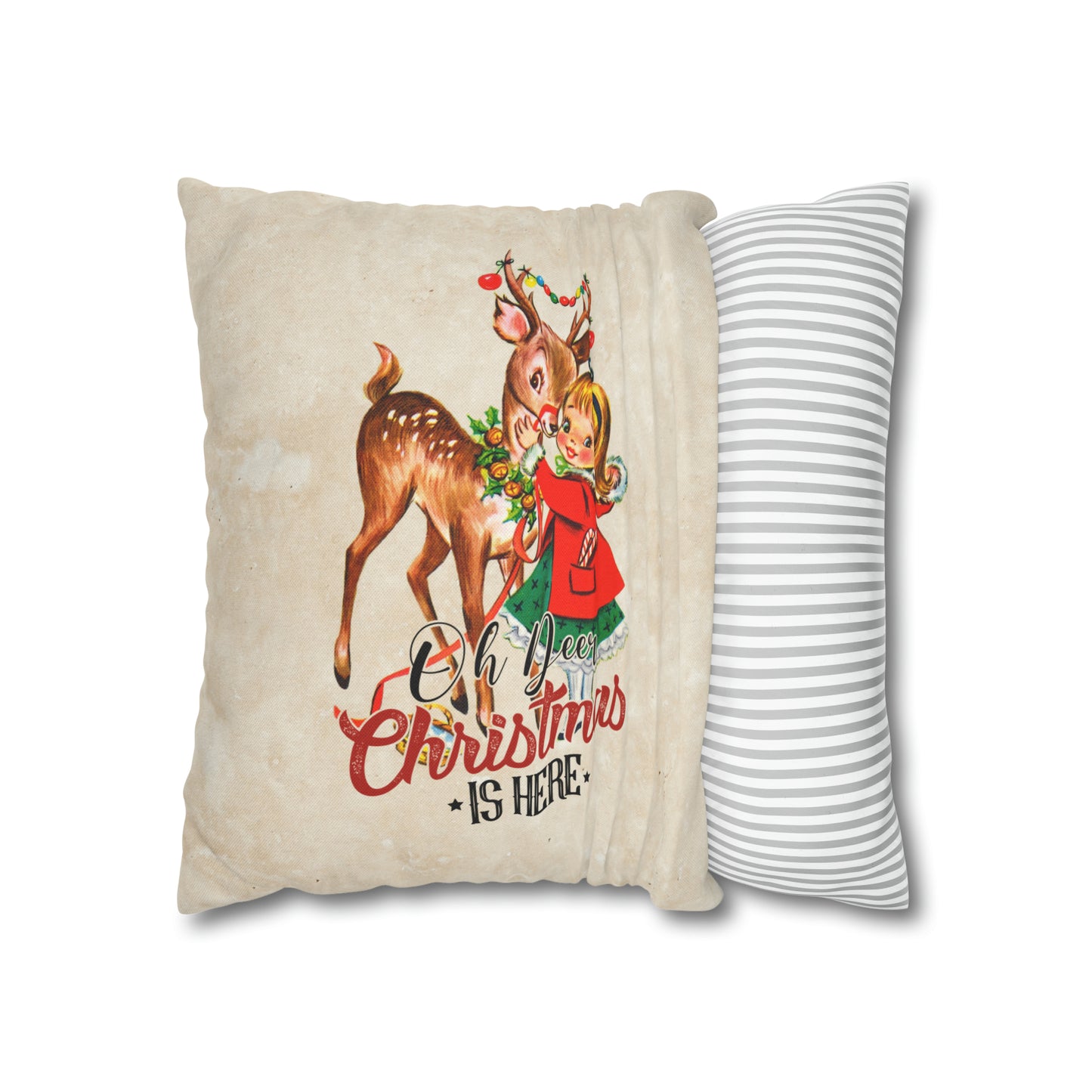 Oh Deer ...Spun Polyester Square Pillow Case