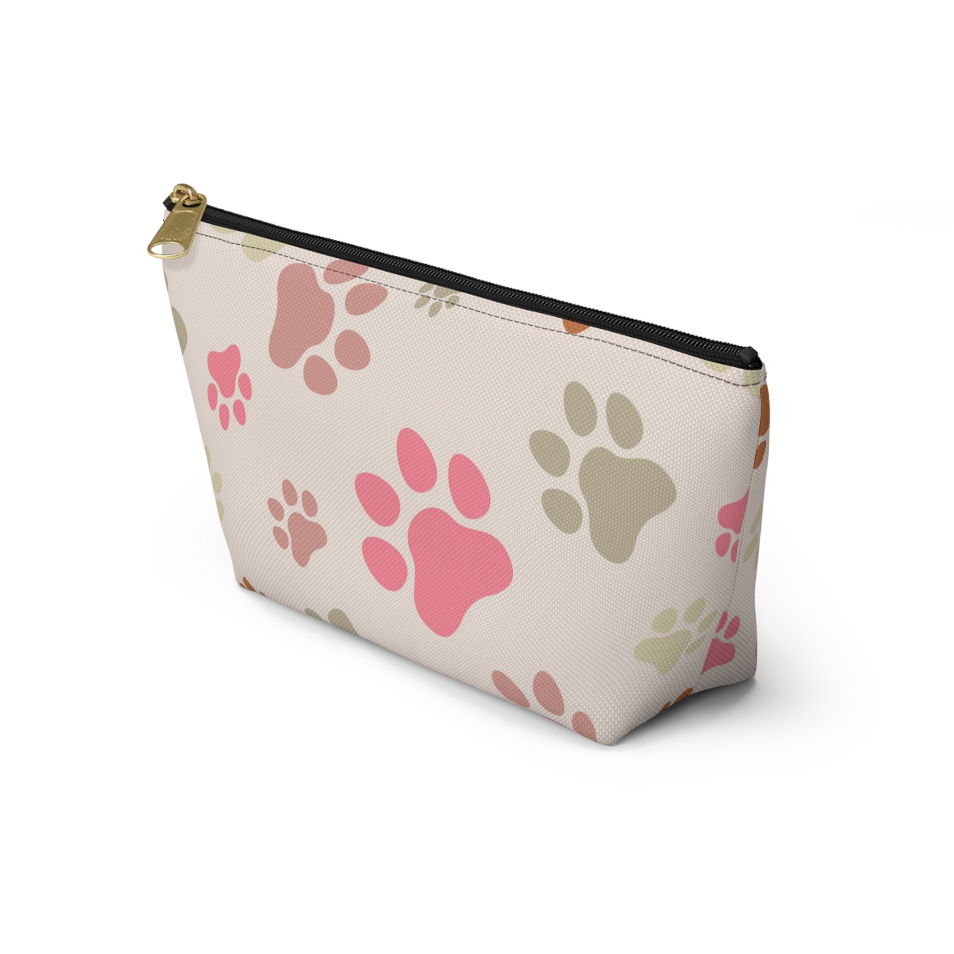 Paw Print Accessory Pouch w T-bottom