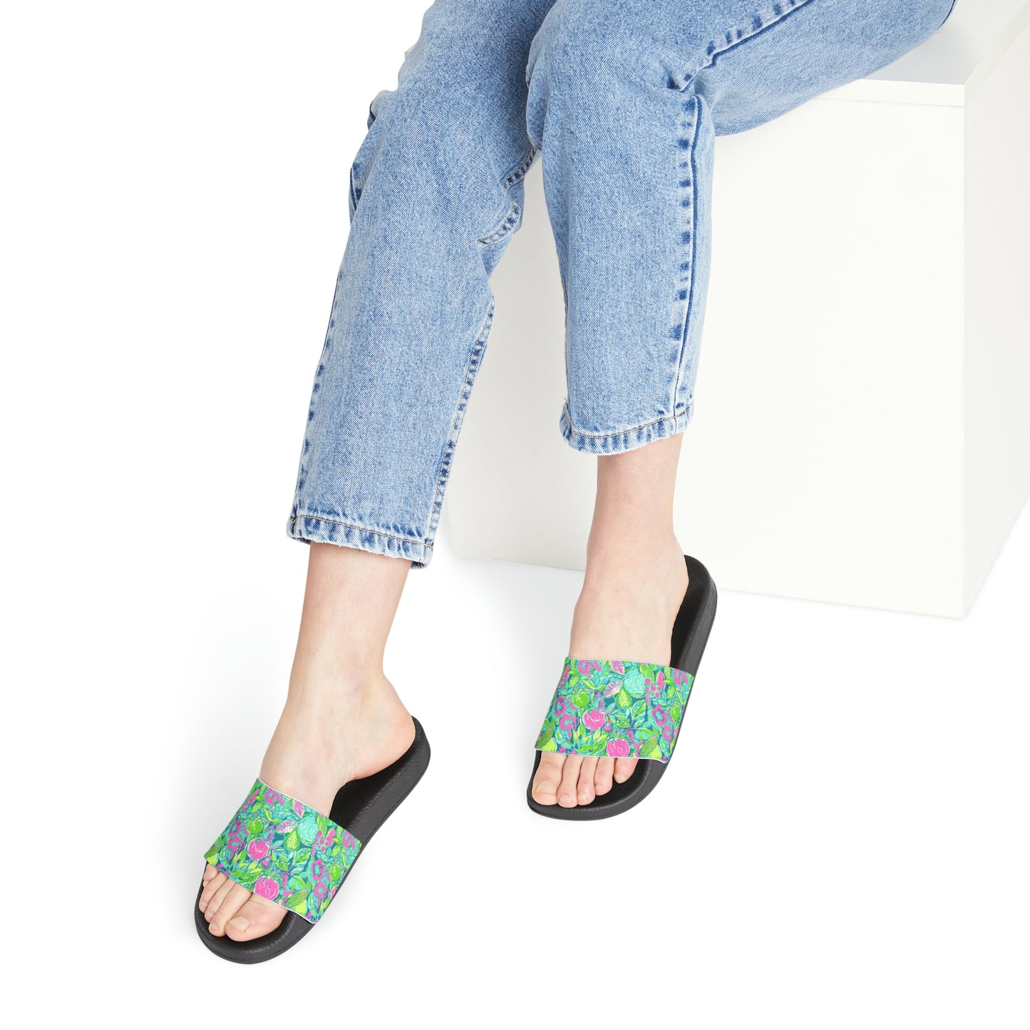 Lilly Inspired Women's PU Slide Sandals