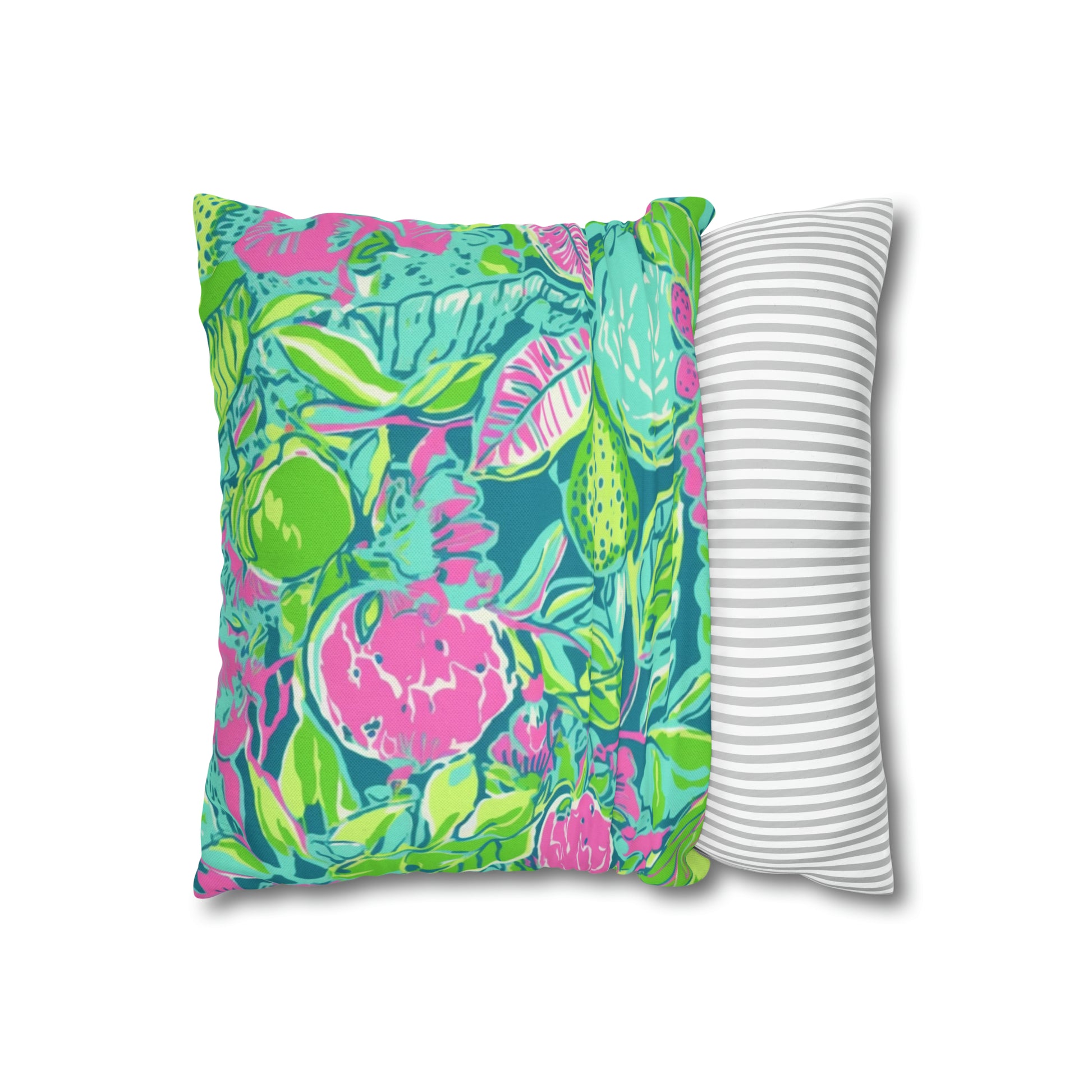 Lilly Inspired Spun Polyester Square Pillow Case