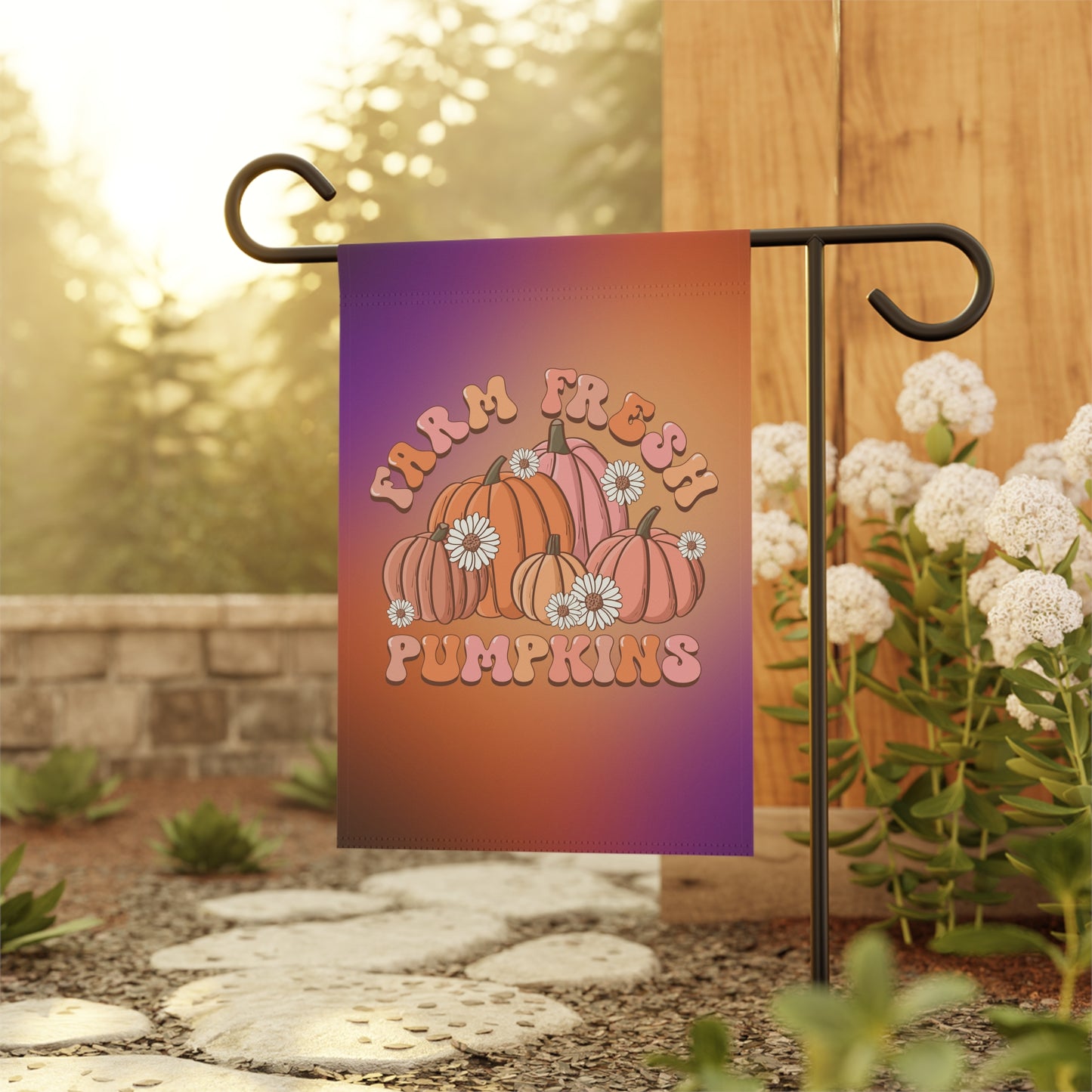 Fresh Pumpkin Garden Flag