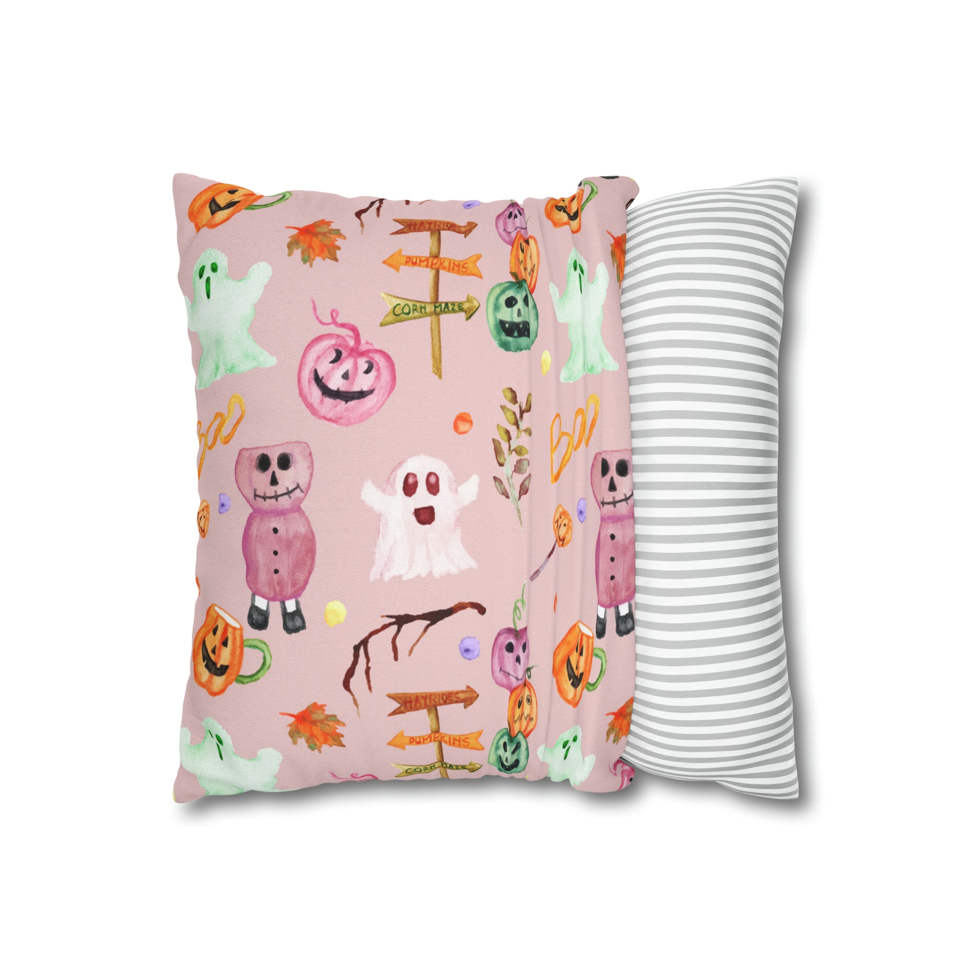 Spun Polyester Square Pillow Case