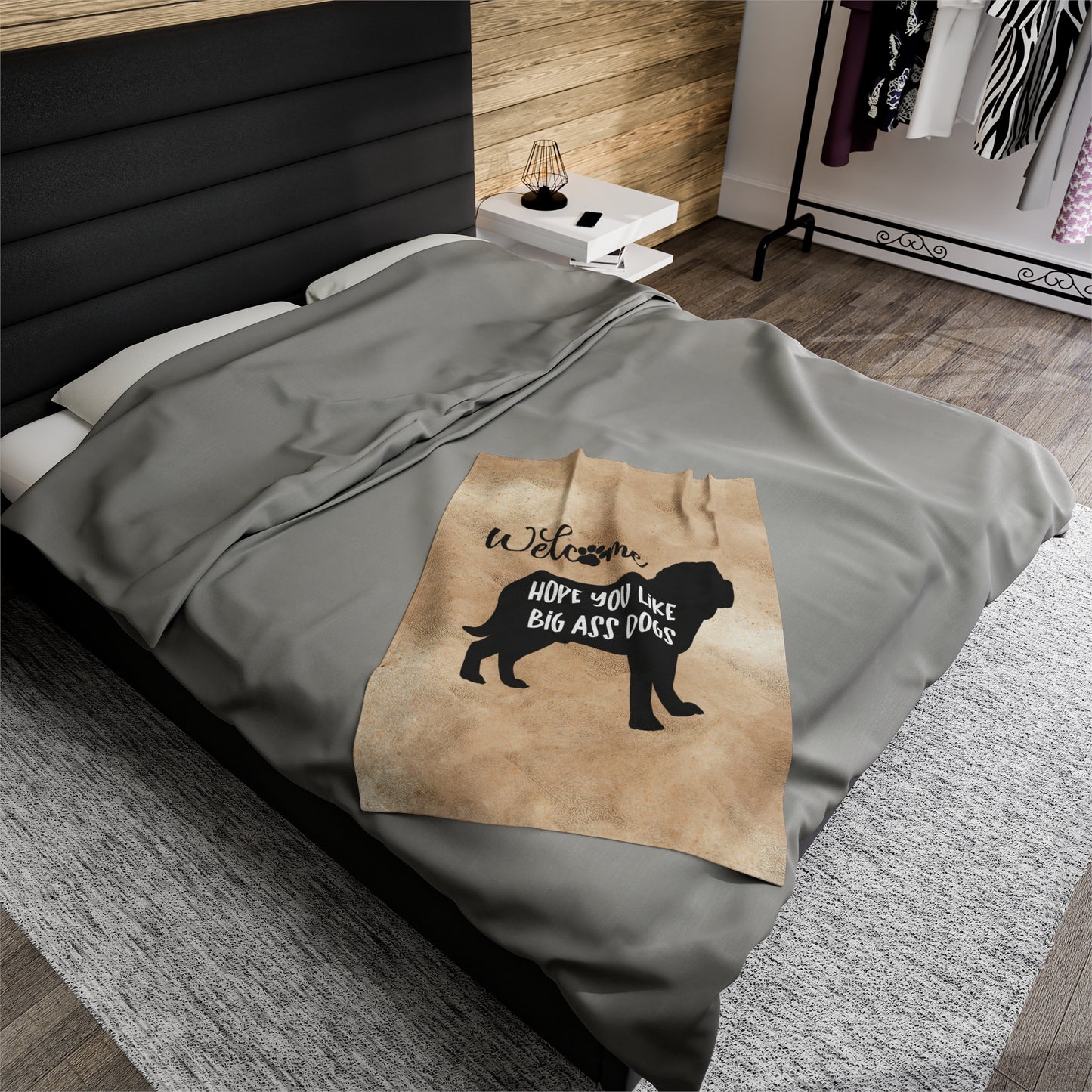 Hope you like Big Ass Dogs Velveteen Plush Blanket