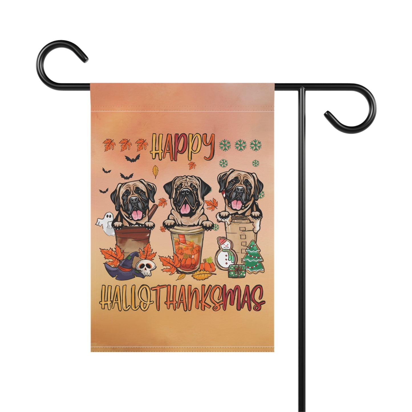 Mastiff Hallothanksmas Garden & House Banner