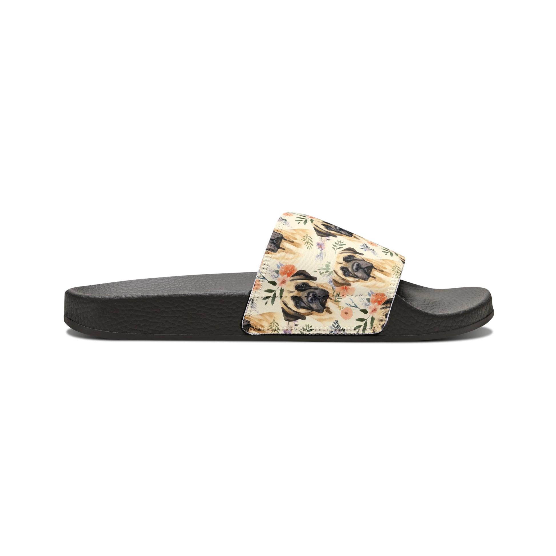 English Mastiff Women's PU Slide Sandals