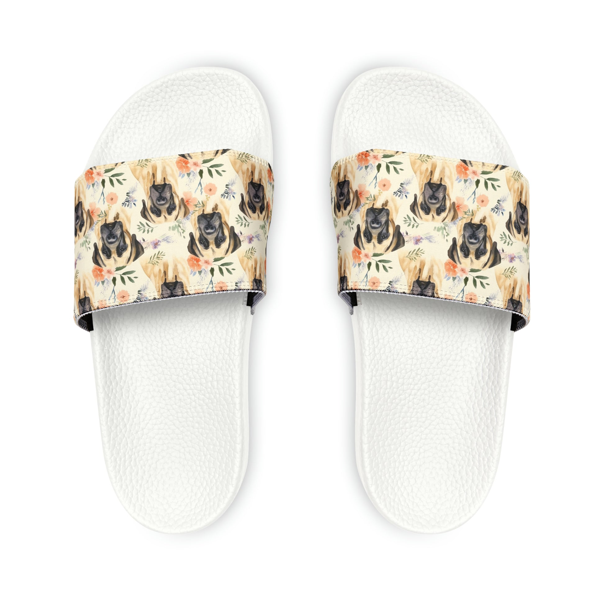 English Mastiff Women's PU Slide Sandals