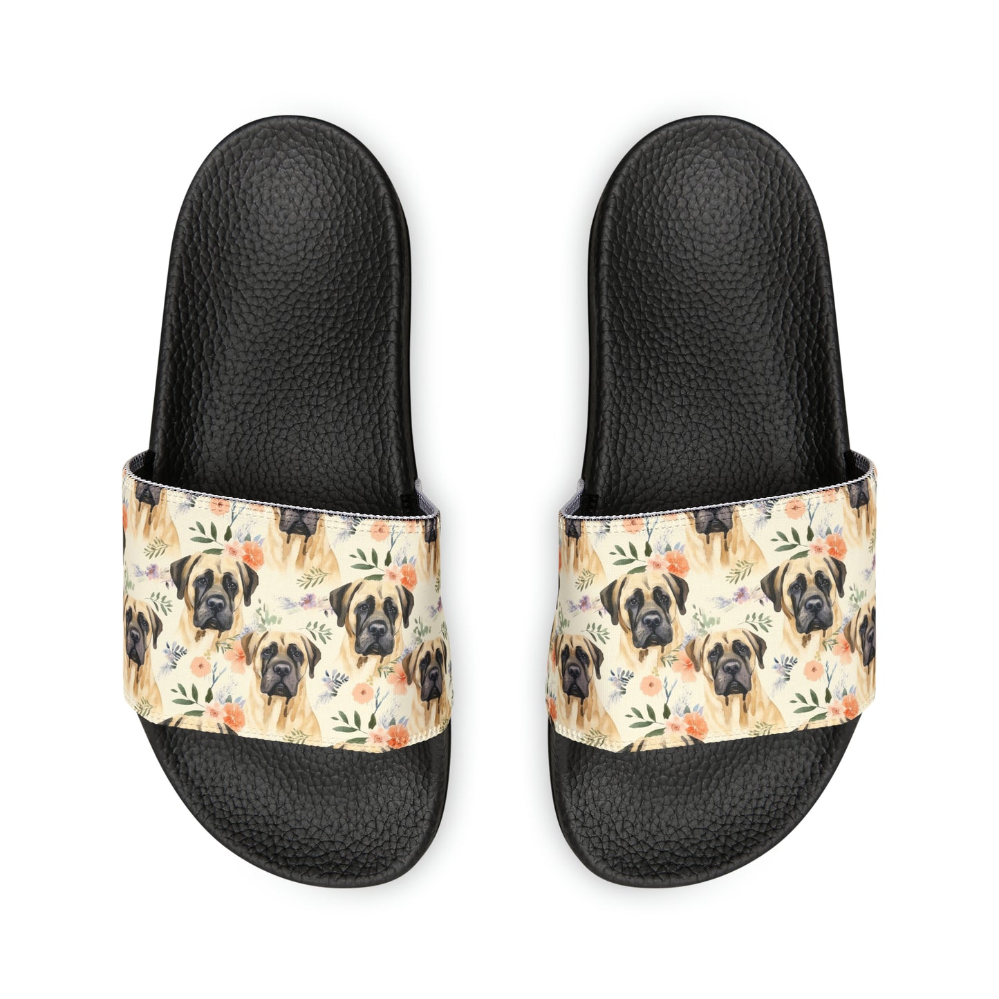 English Mastiff Women's PU Slide Sandals