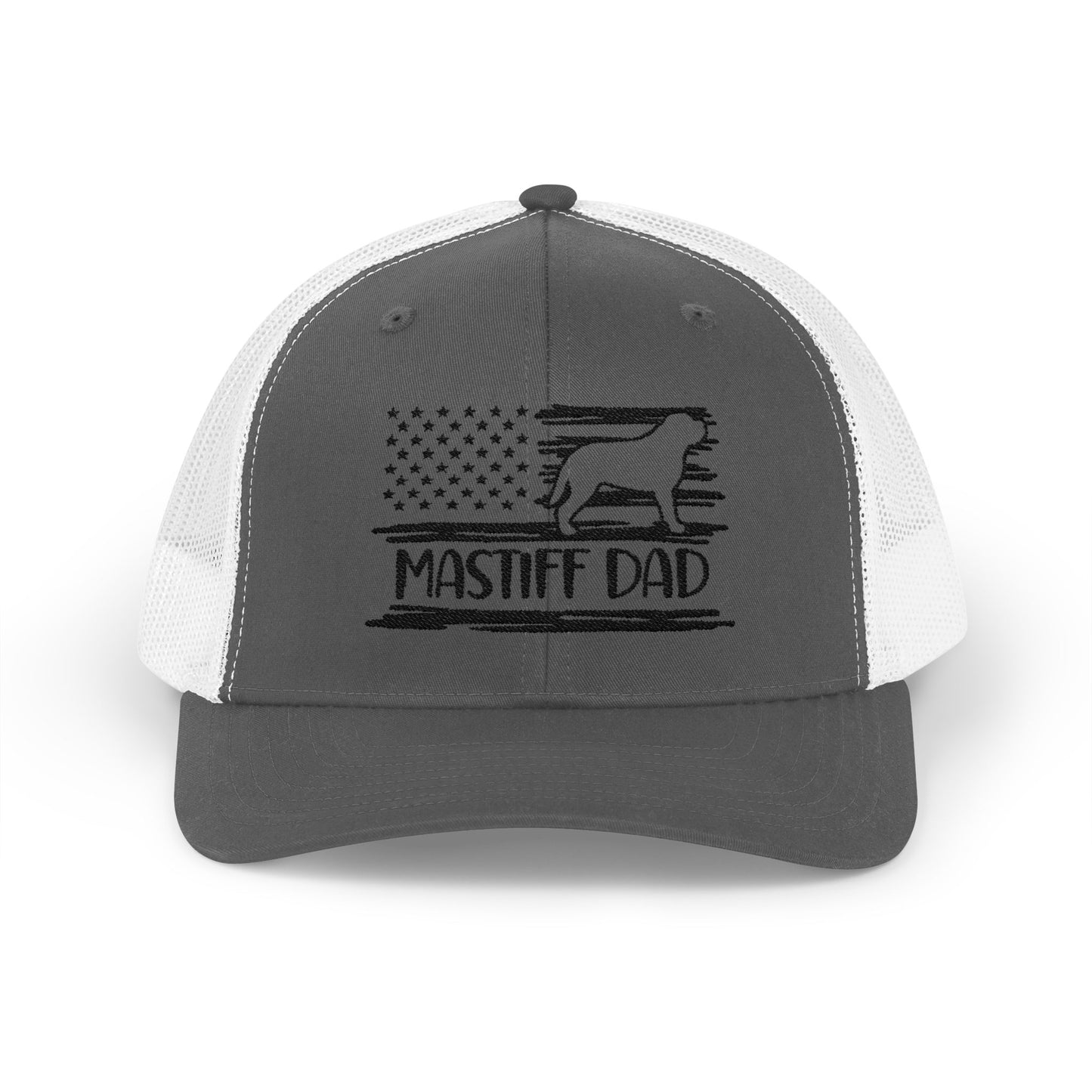 Mastiff Dad Flag Snapback Trucker Cap