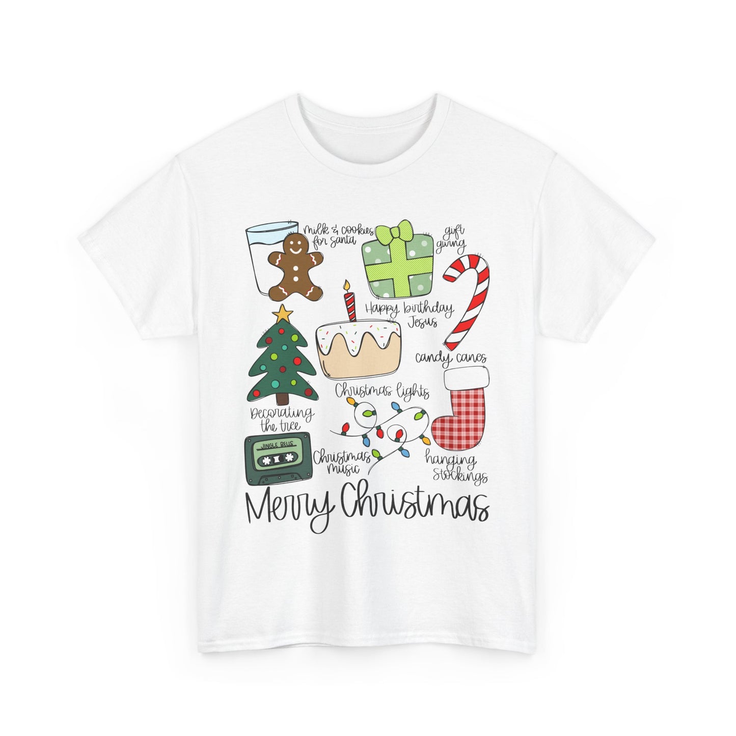 Christmas Things Unisex Heavy Cotton Tee
