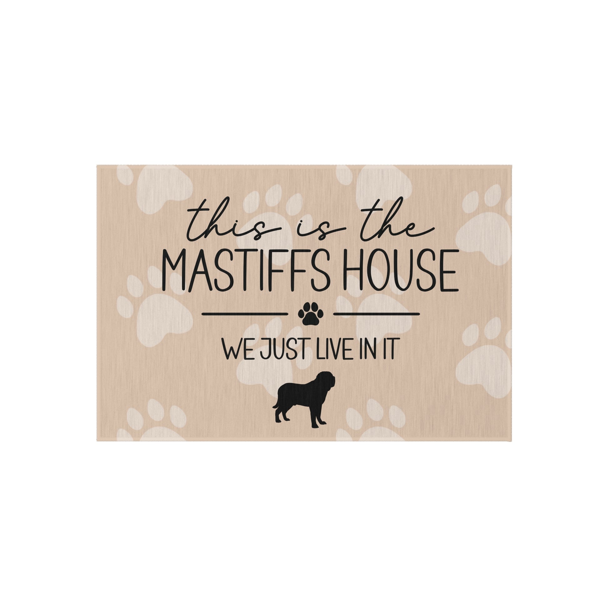 Mastiffs HouseOutdoor Rug 24" × 36"