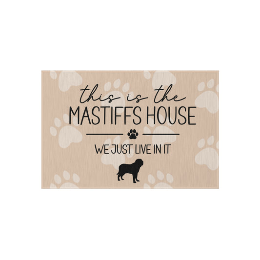 Mastiffs HouseOutdoor Rug 24" × 36"