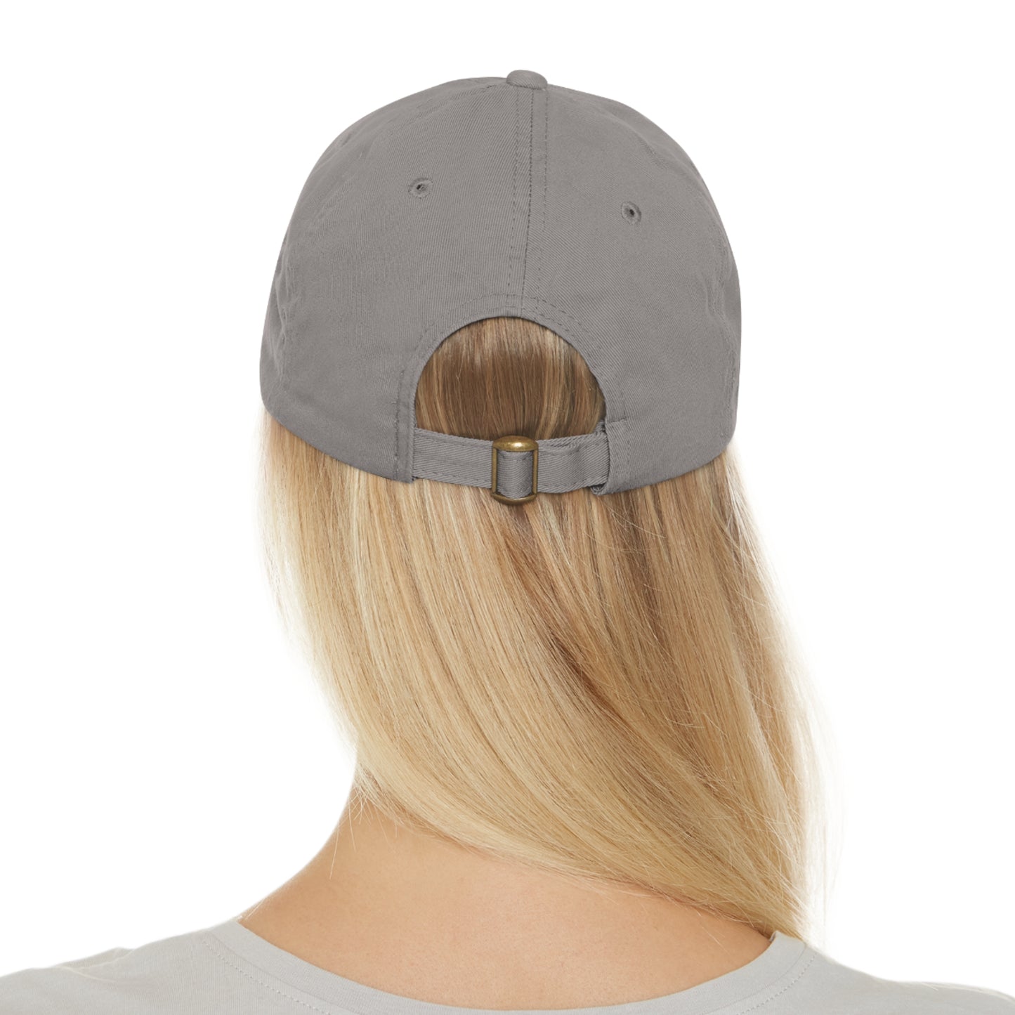 Miami Dolphin Hat with Leather Patch (Round)