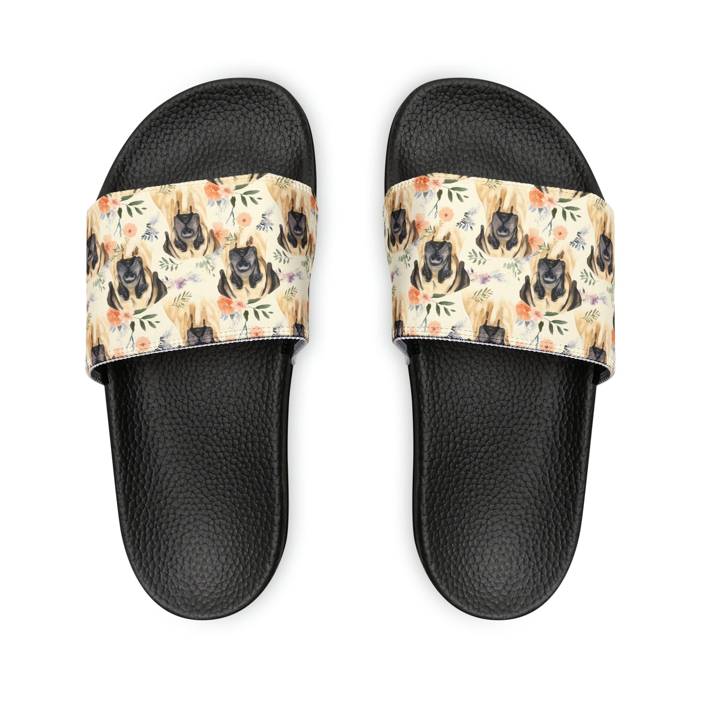 English Mastiff Women's PU Slide Sandals