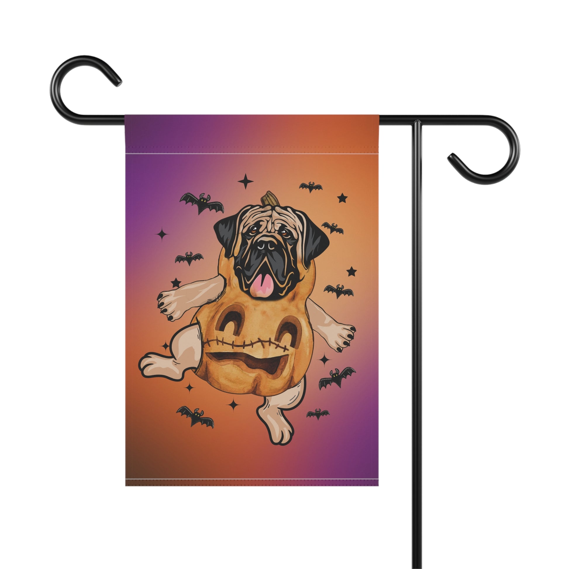 Halloween Mastiff Garden Flag