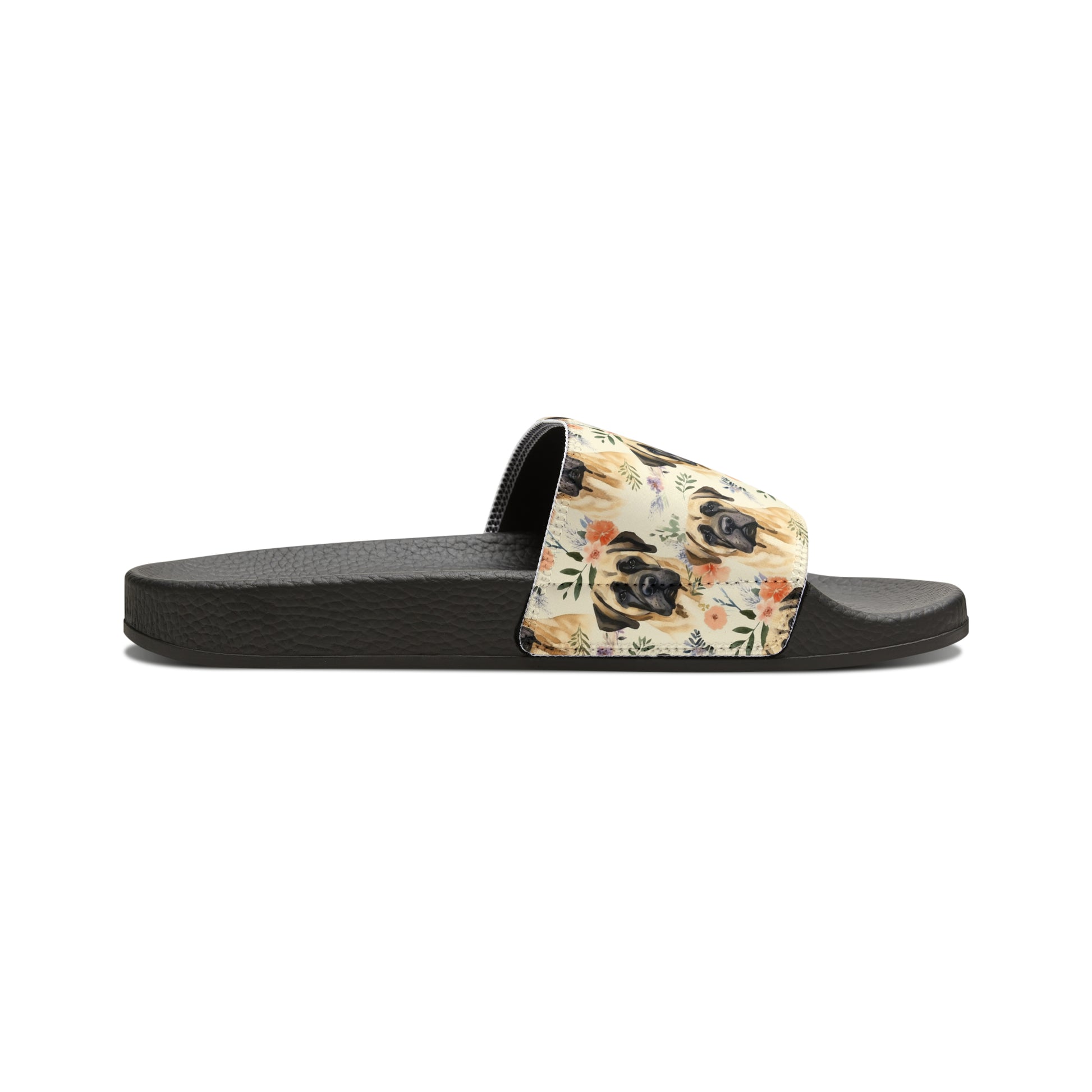 English Mastiff Women's PU Slide Sandals