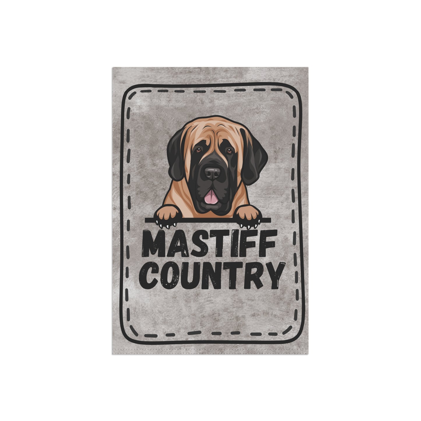 Mastiff Country Garden Flag