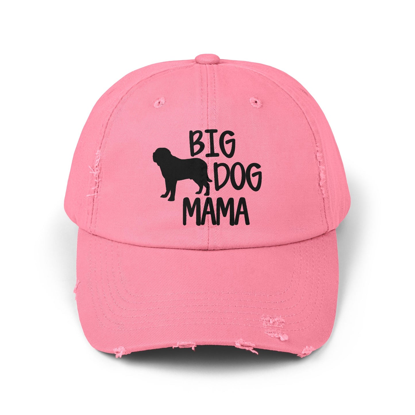 Big Dog Mama Unisex Distressed Cap - Perfect Gift for Dog Lovers