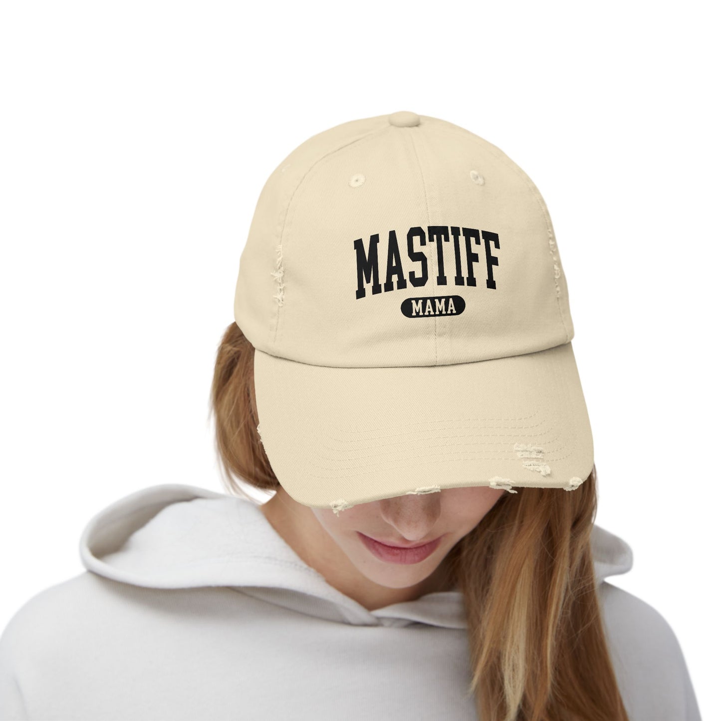 Mastiff Mama Distressed Cap