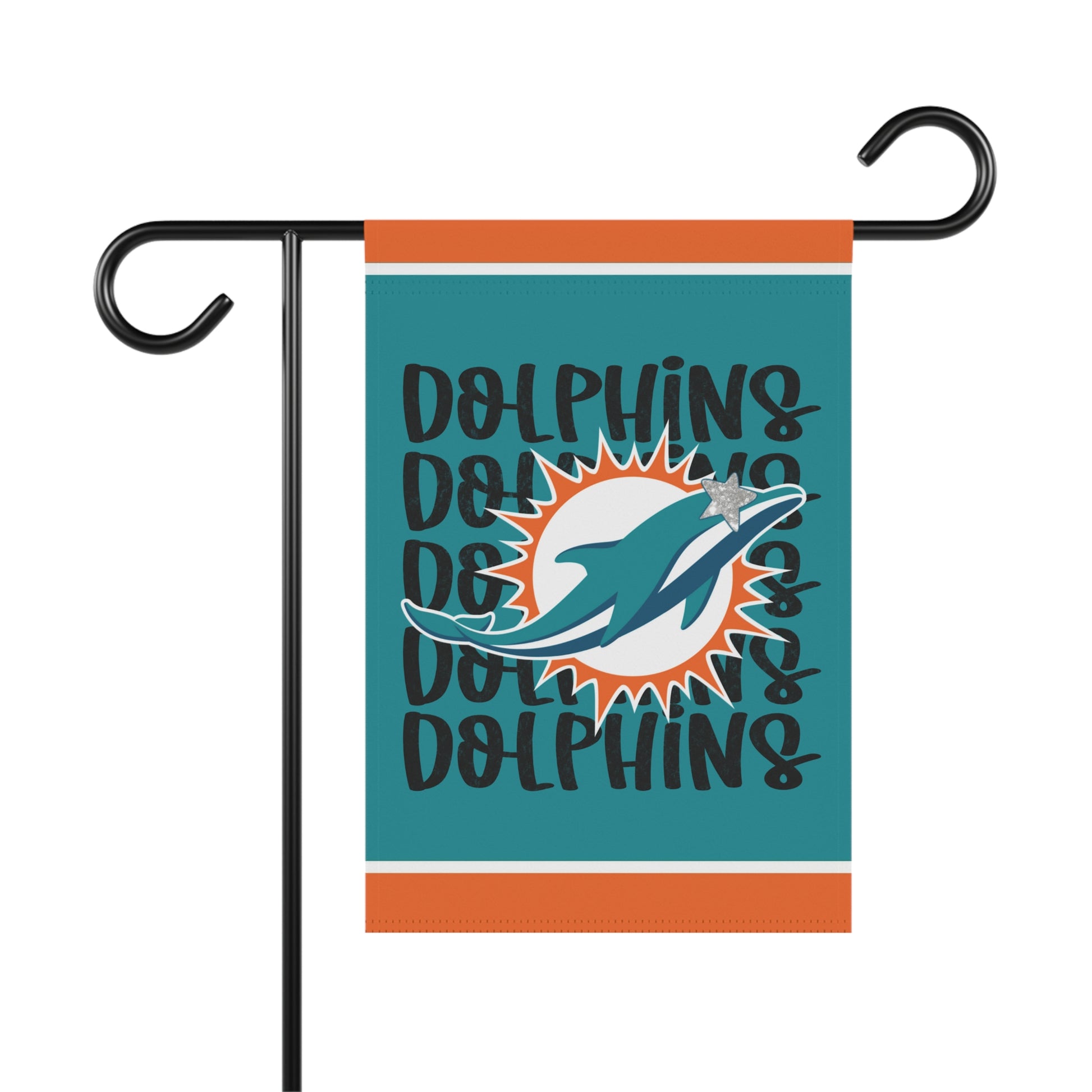 Dolphins Garden Flag #2 12'' × 18''