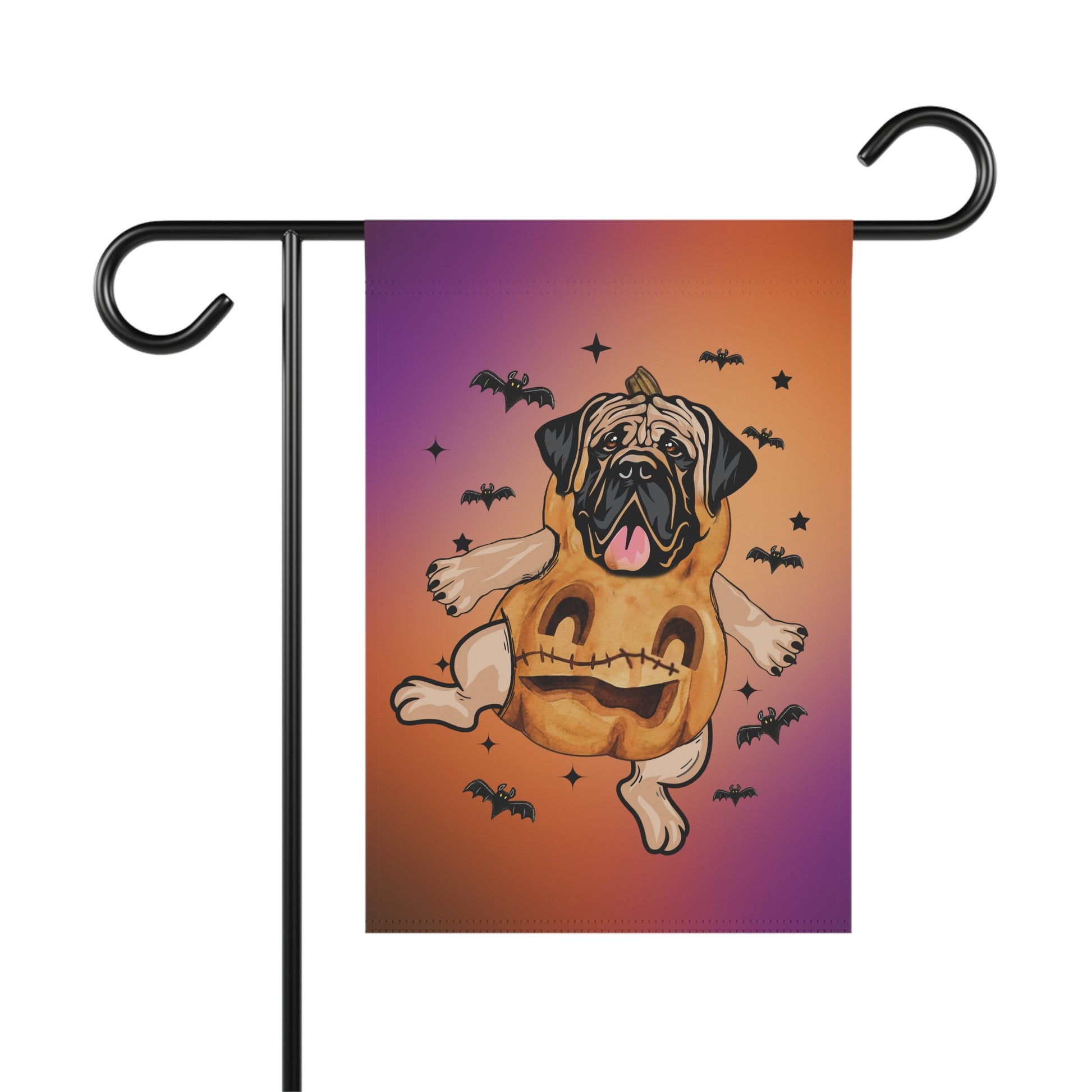 Halloween Mastiff Garden Flag