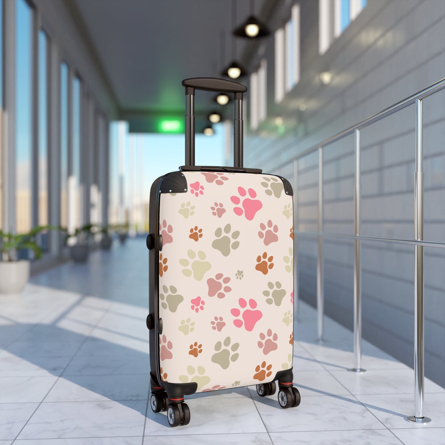 Paw Print Suitcase