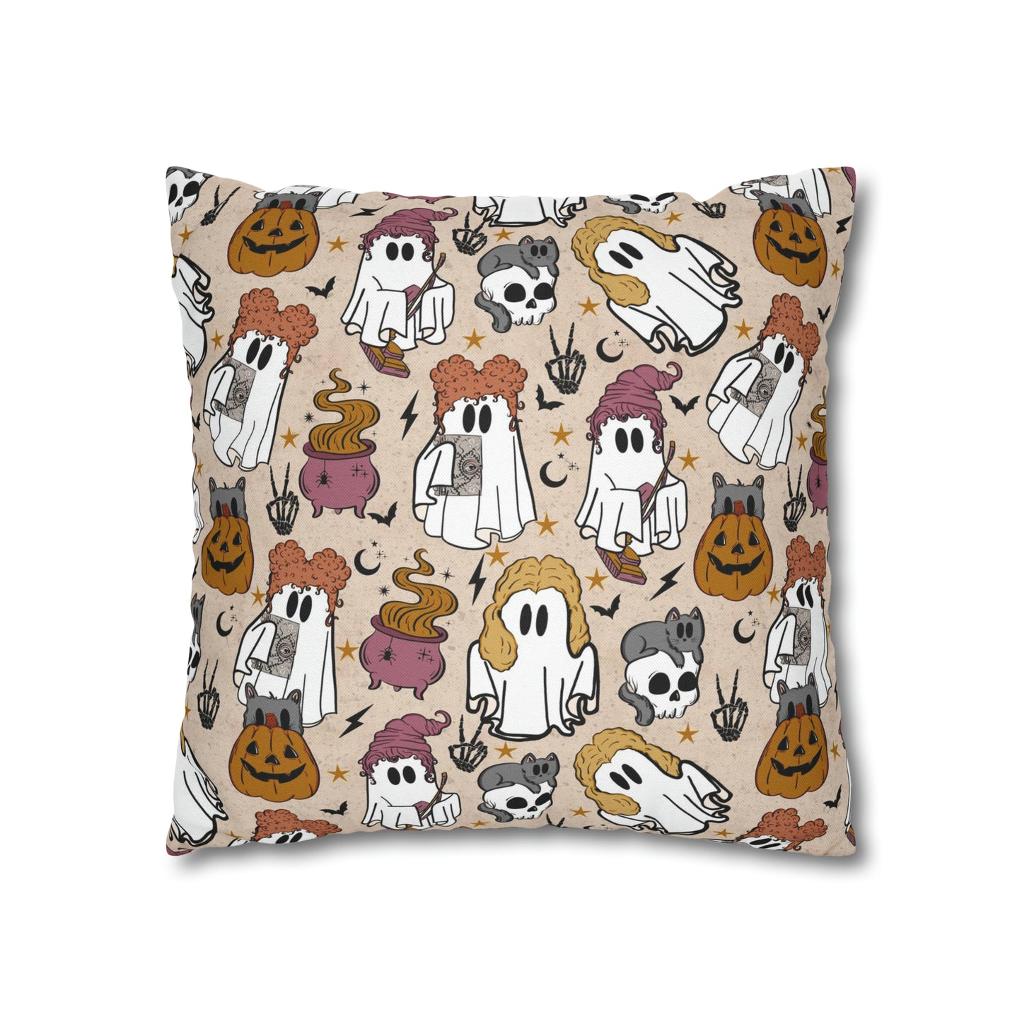 Hocus Pocus Spun Polyester Square Pillow Case