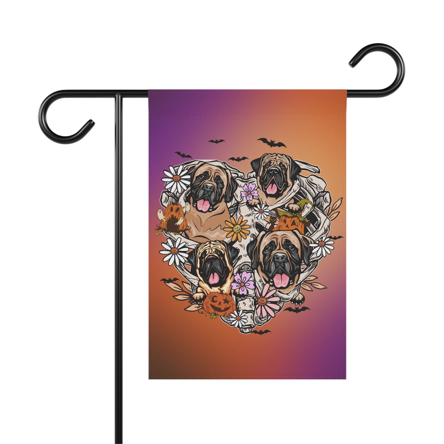 Halloween Mastiff Garden Flag (3)