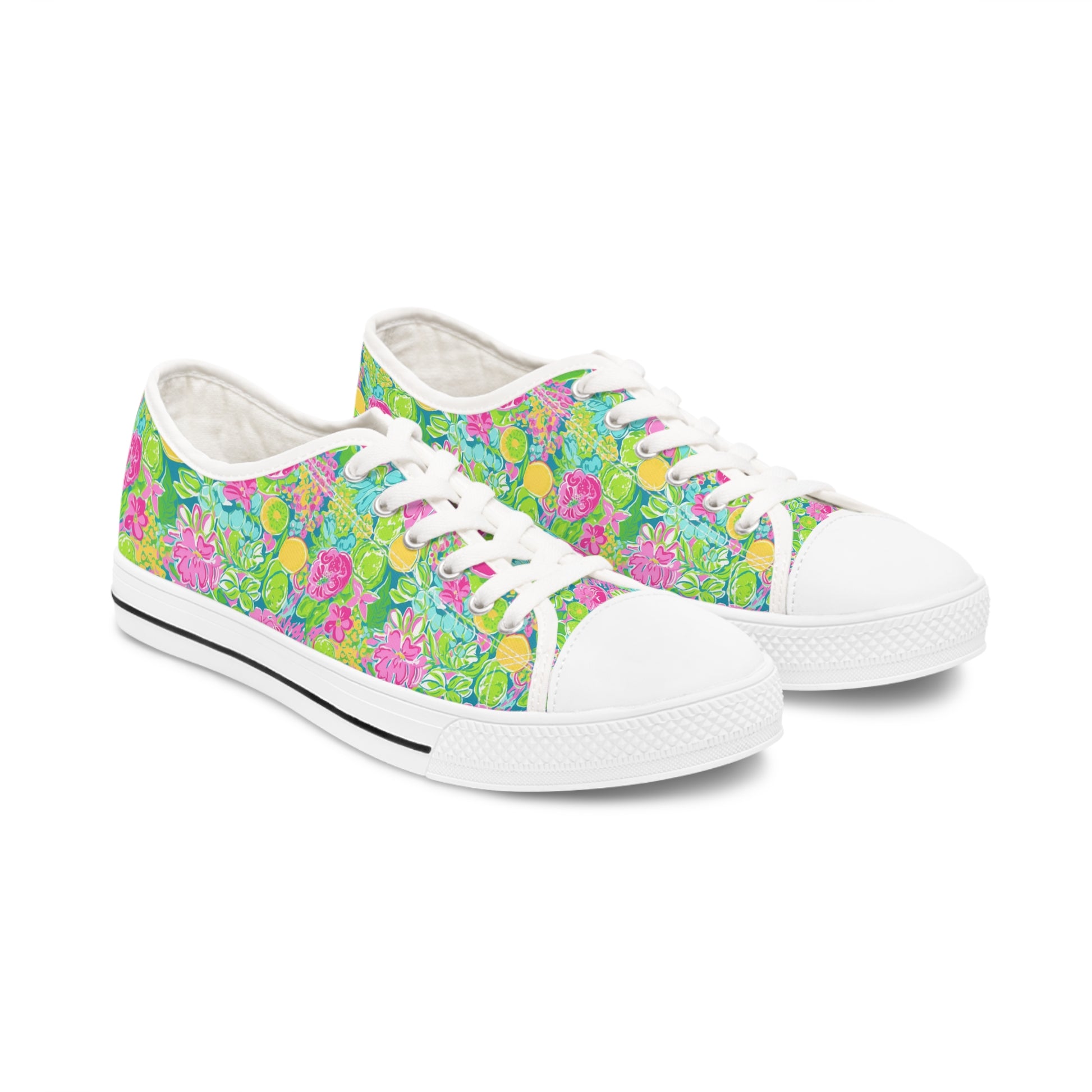 Lilly Inspired #5 Women's Low Top Sneakers White sole