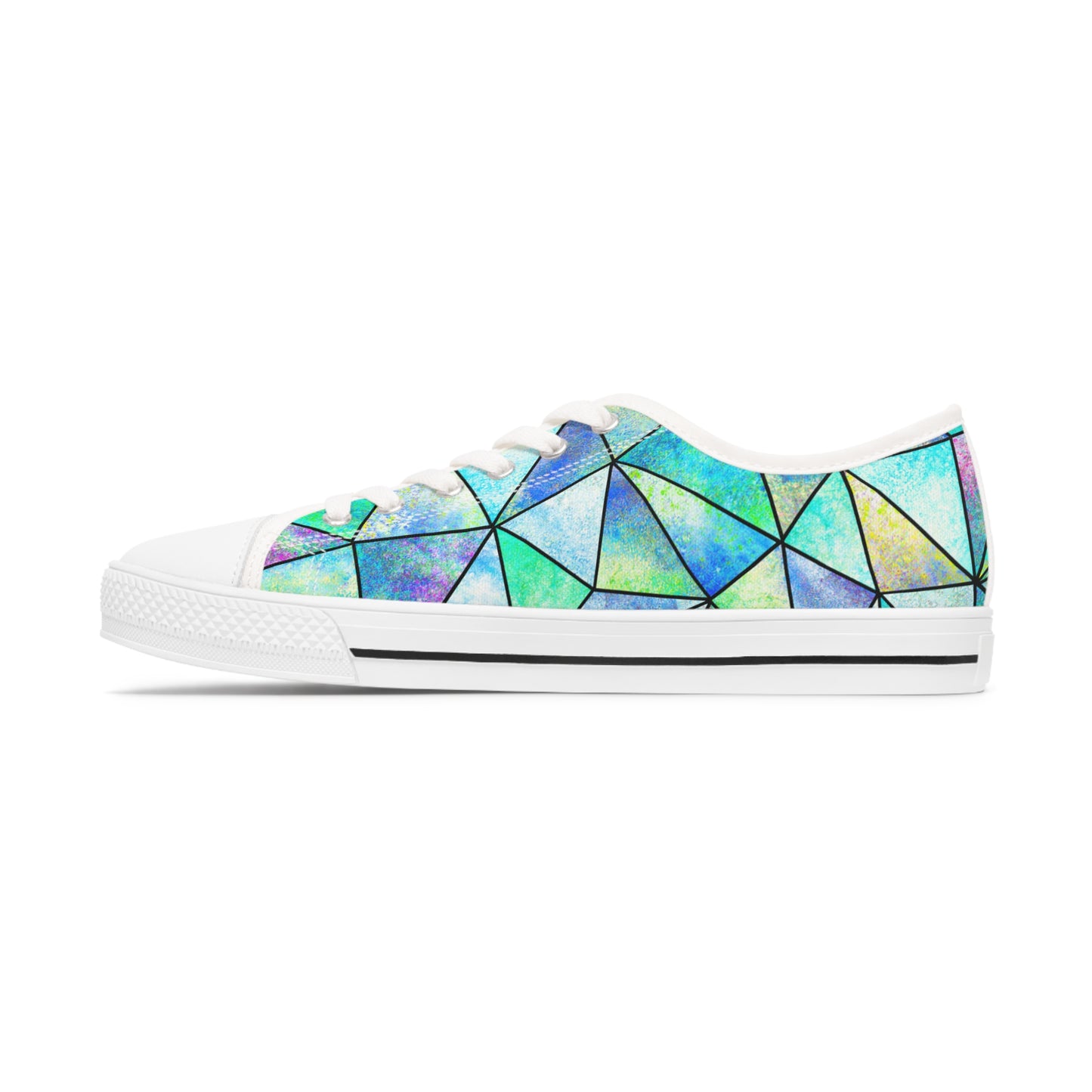 Stained Glass Women's Low Top Sneakers